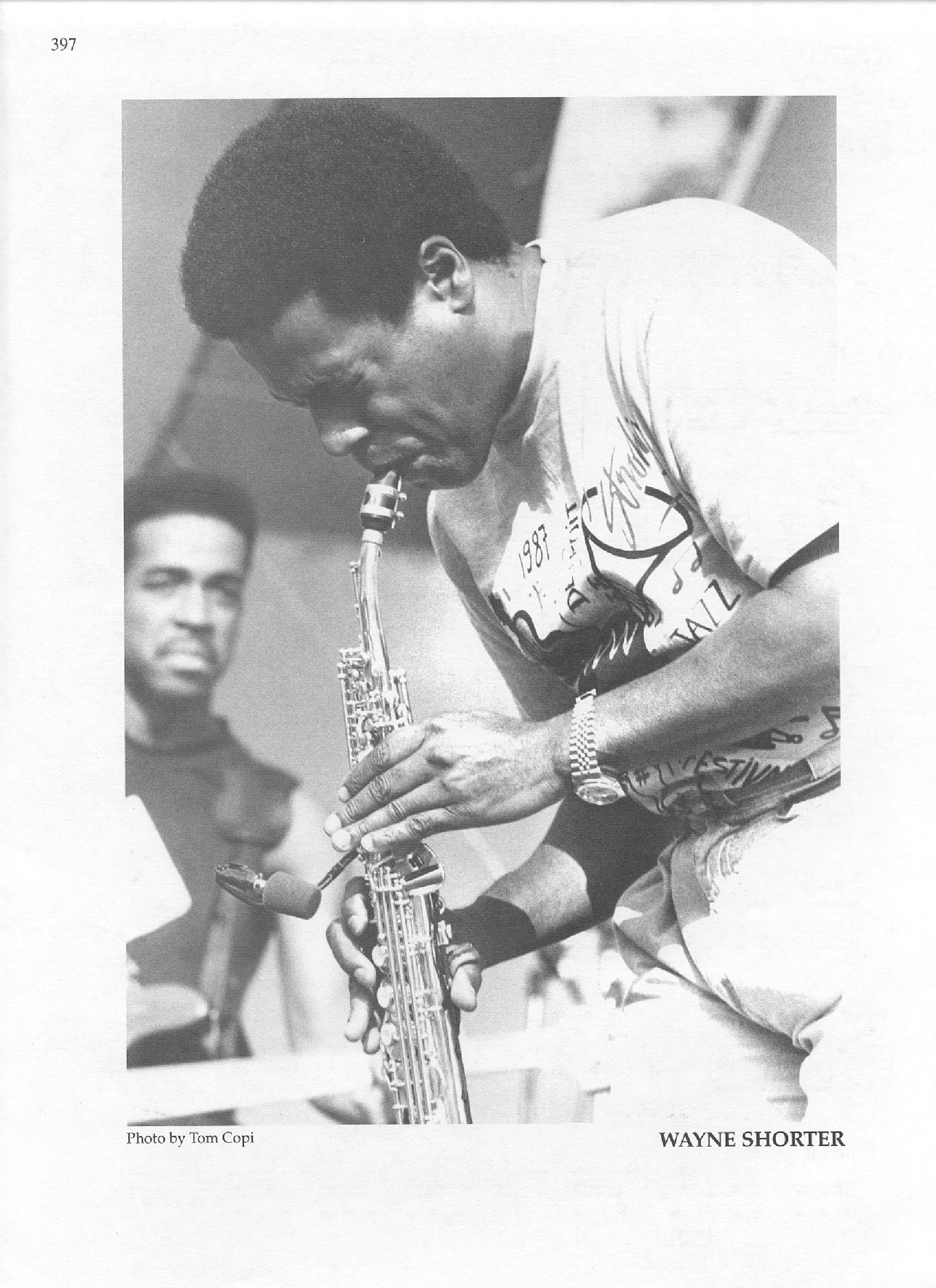 Photo of musicians — Wayne Shorter Photo of musicians — Wayne Shorter