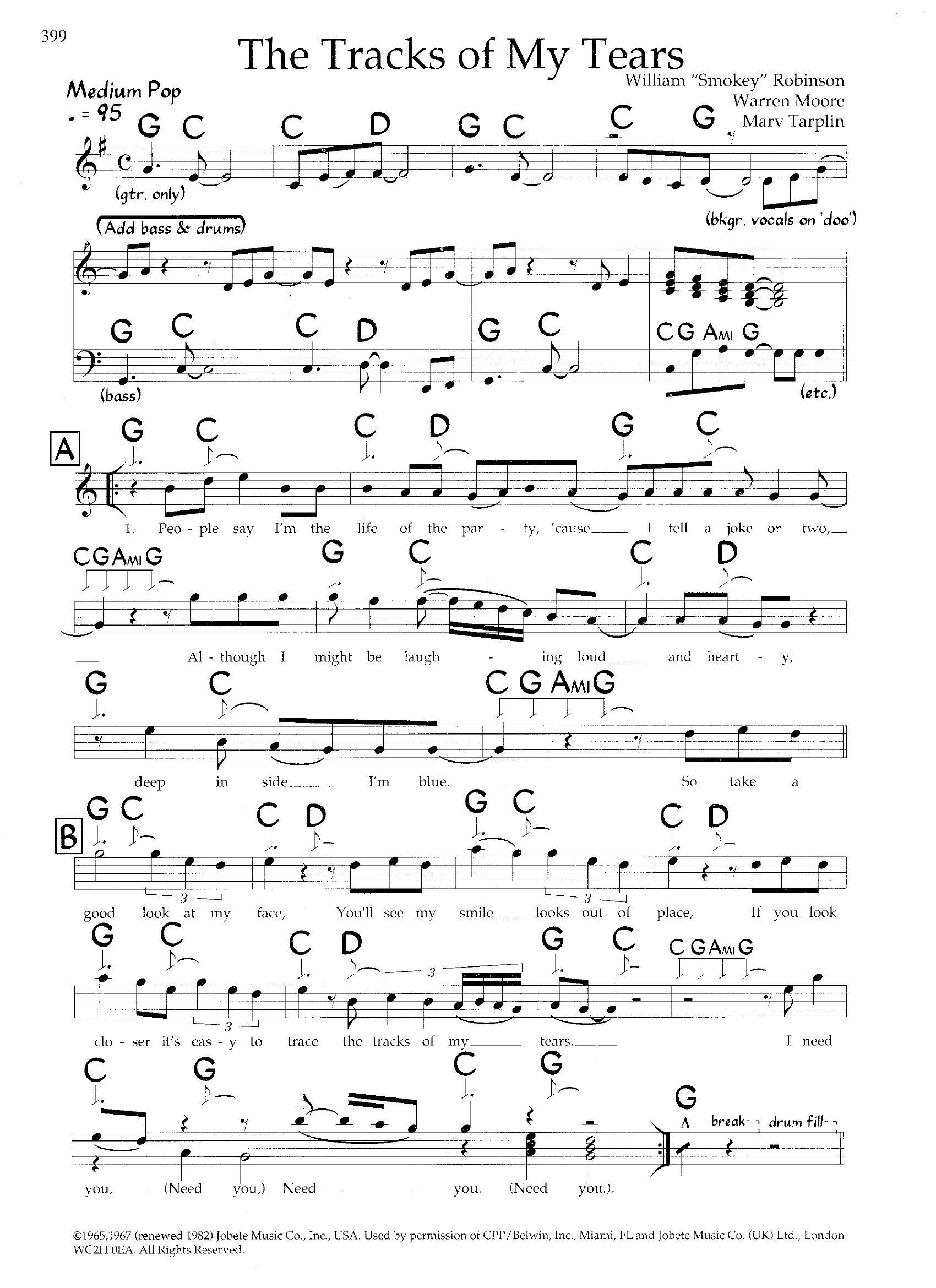 The Tracks Of My Tears — Smokey Robinson