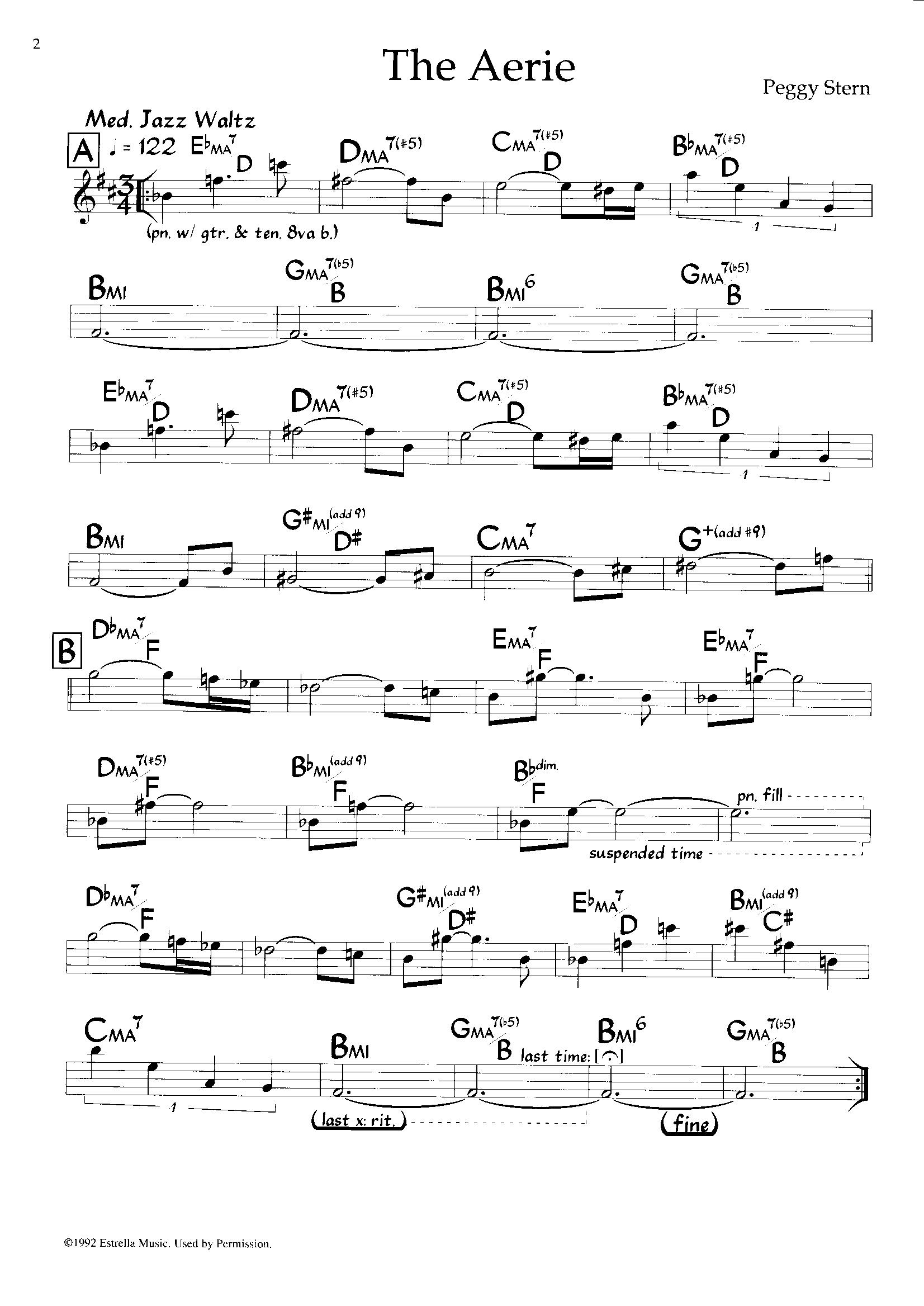 The Aerie — Peggy Stem & Lee Konitz The Aerie — Peggy Stem & Lee Konitz