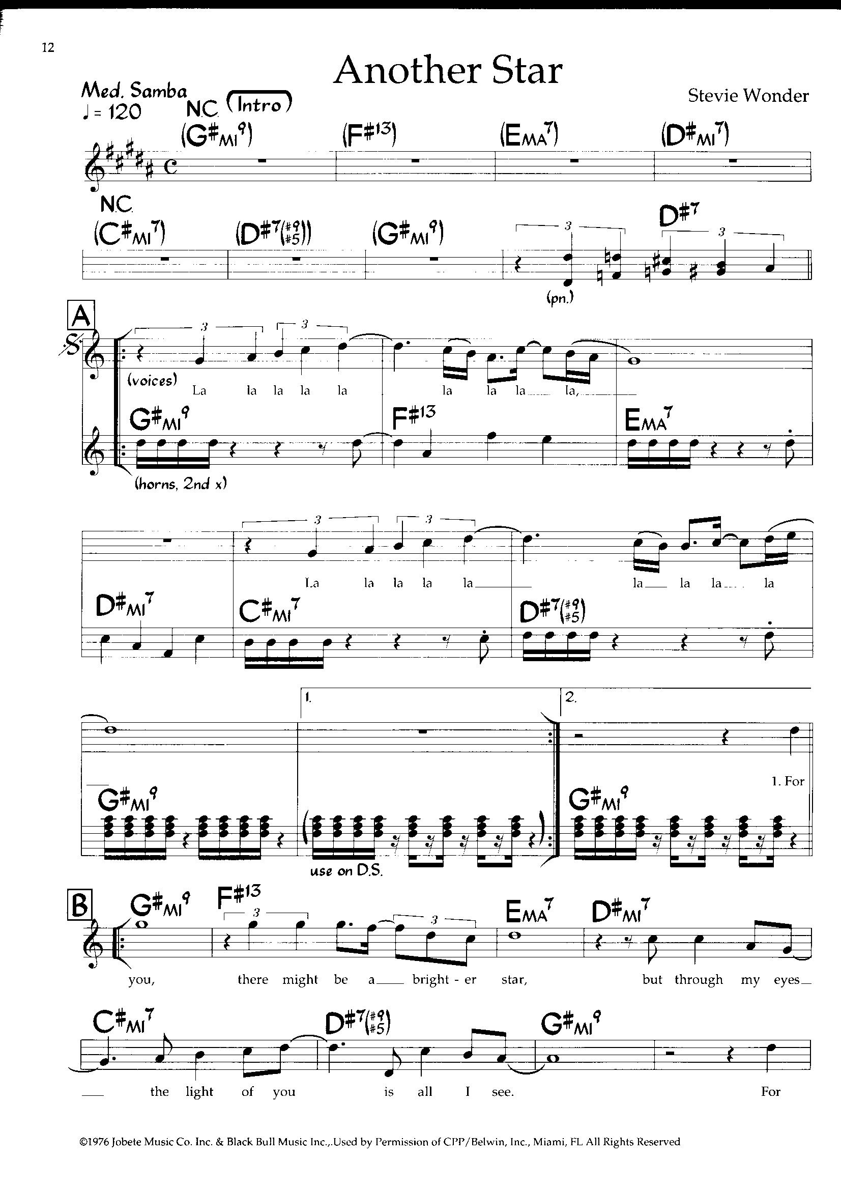 Another Star — Stevie Wonder Another Star — Stevie Wonder