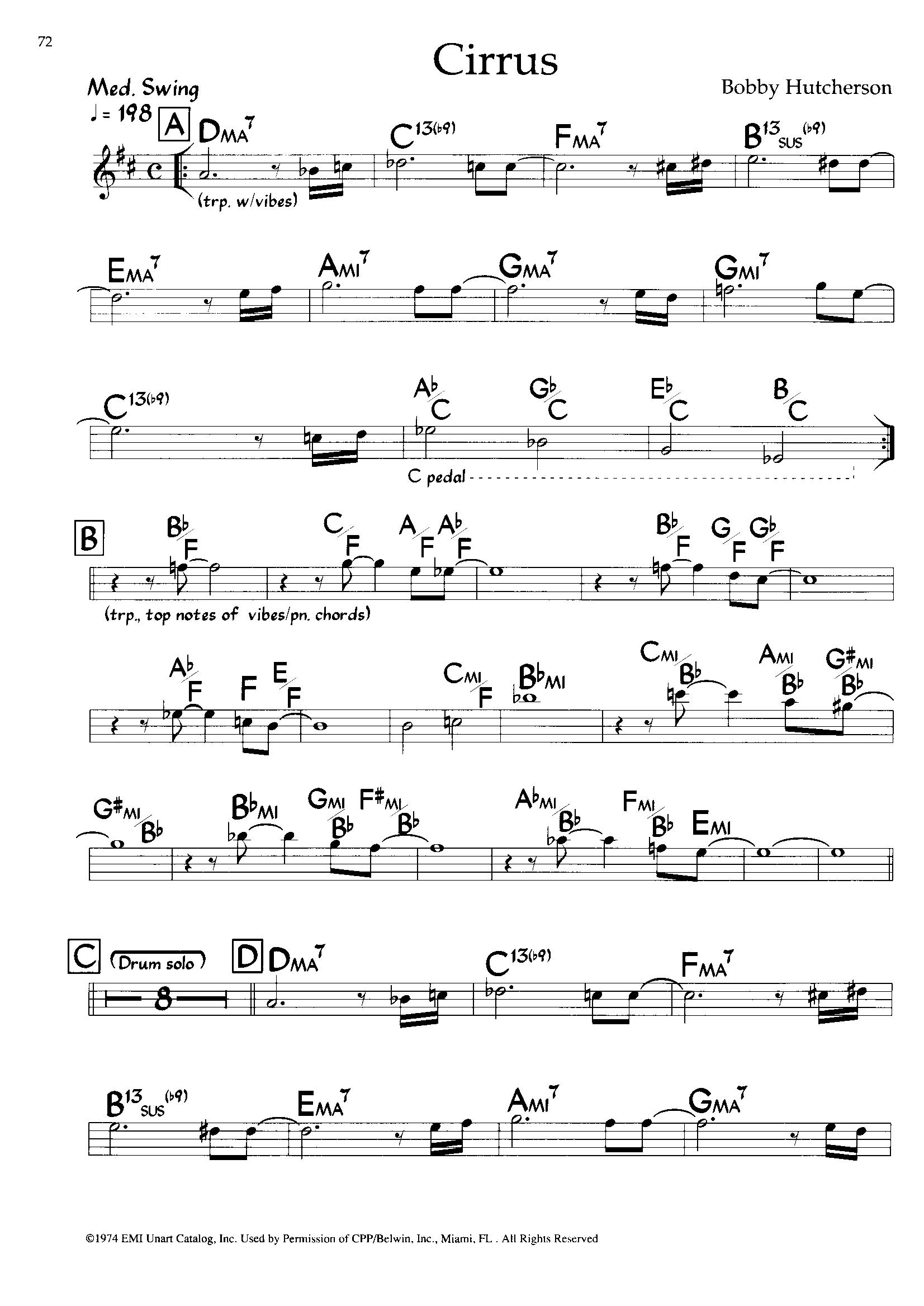 Cirrus — Bobby Hutcherson Cirrus — Bobby Hutcherson