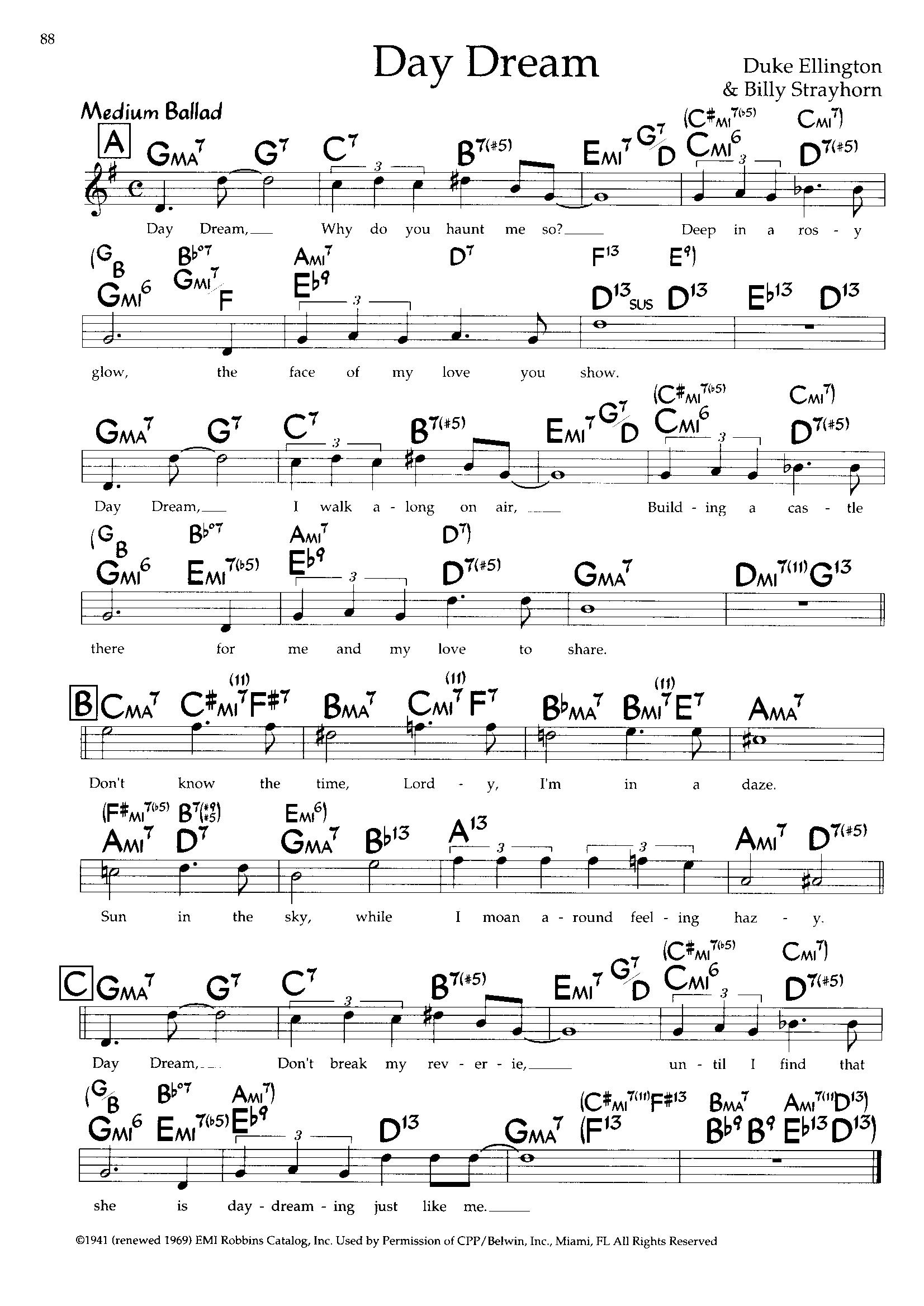 Daydream — Duke Ellington Daydream — Duke Ellington