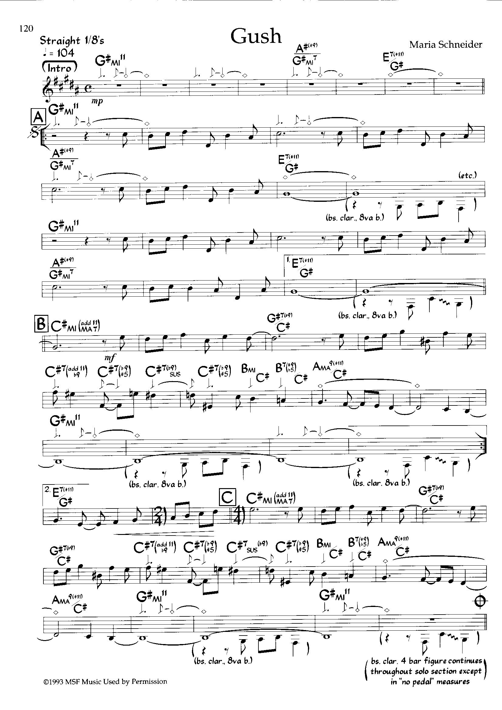 Gush — Maria Schneider Gush — Maria Schneider