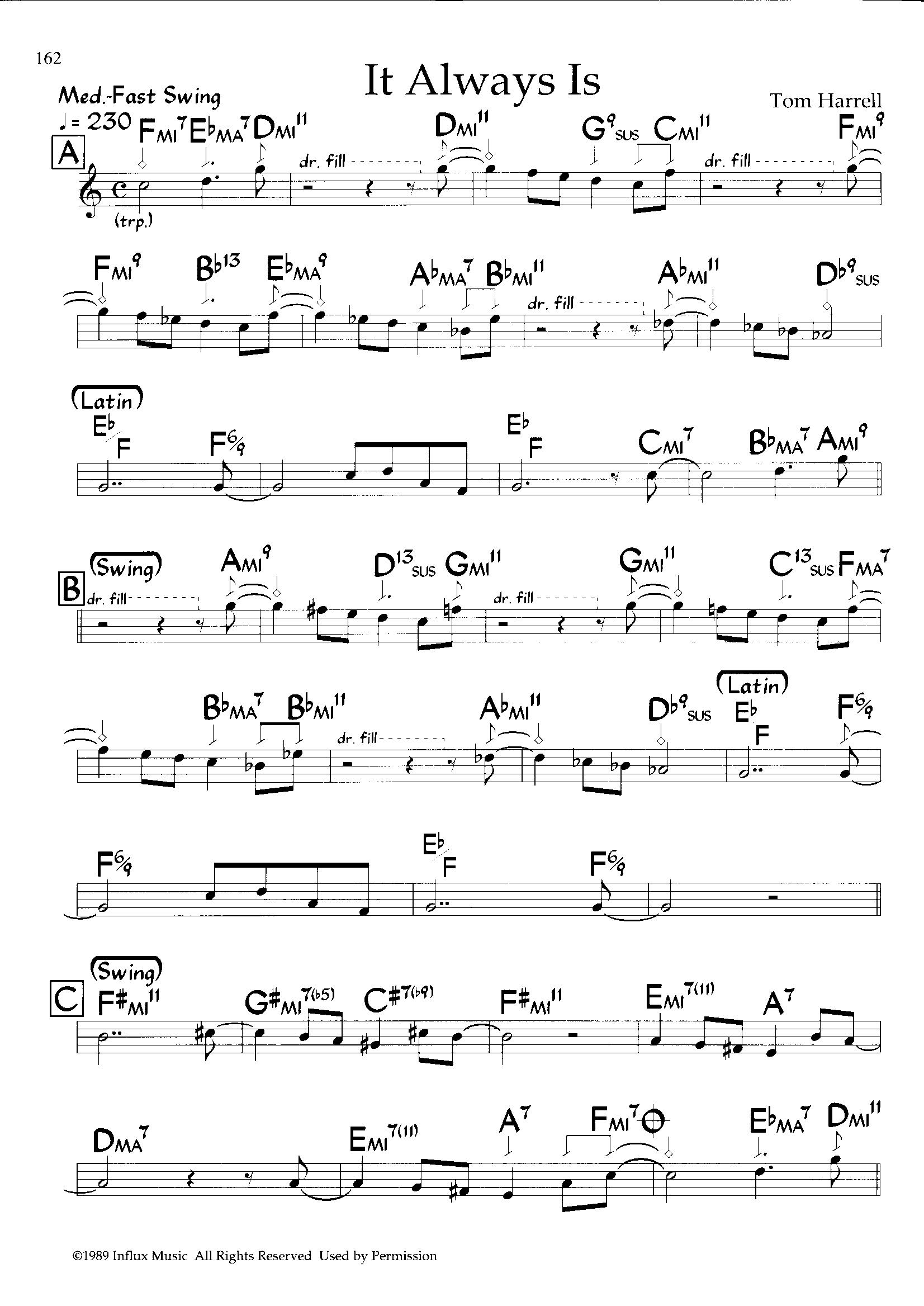 It Always Is — Tom Harrell It Always Is — Tom Harrell