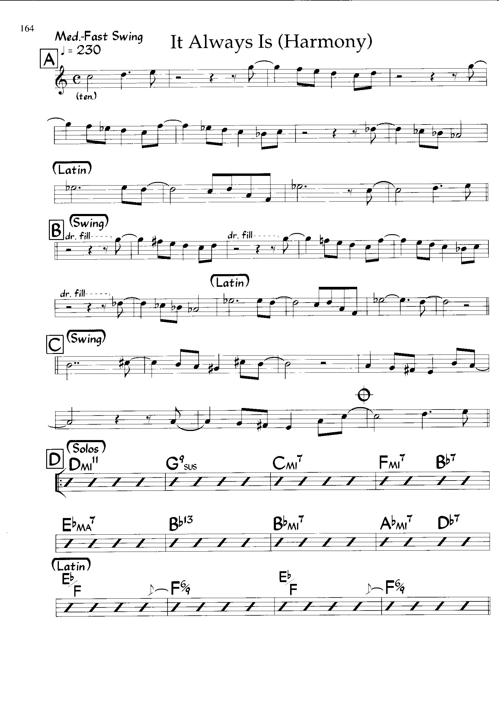 It Always Is — Tom Harrell It Always Is — Tom Harrell