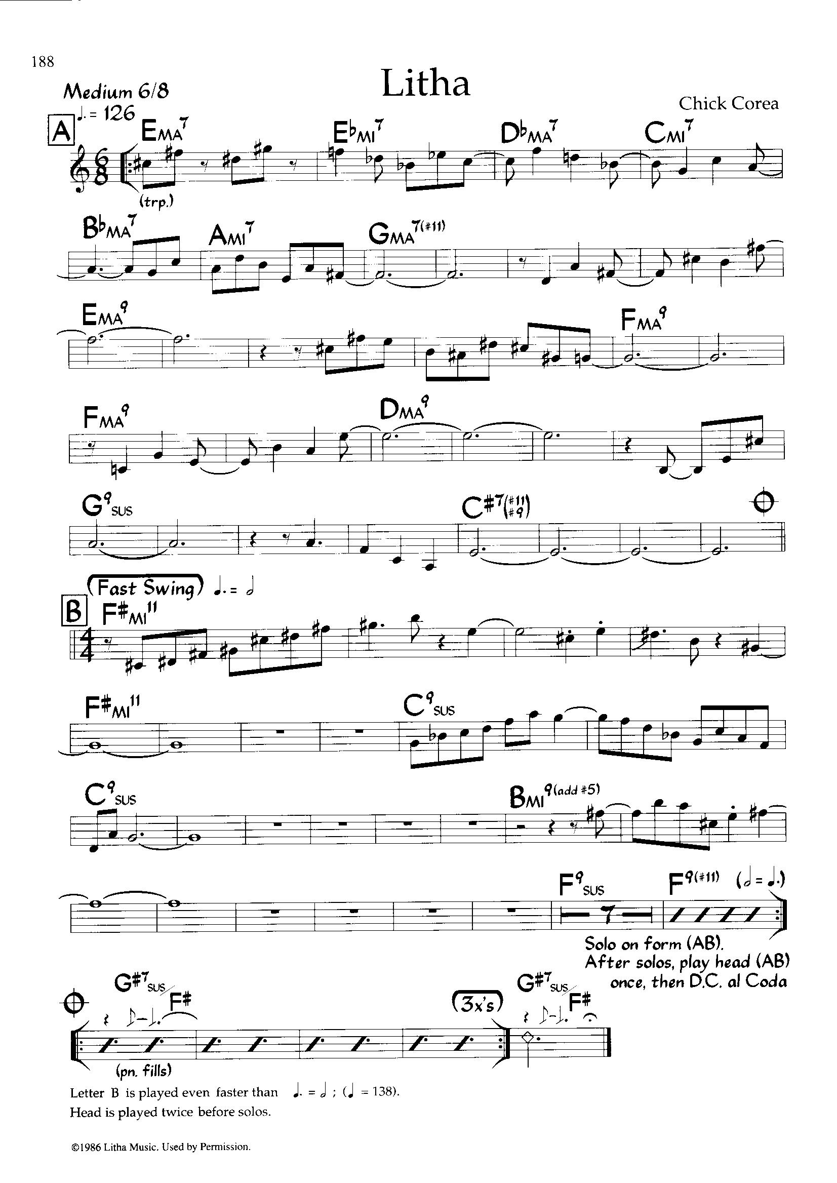 Litha — Chick Corea Litha — Chick Corea