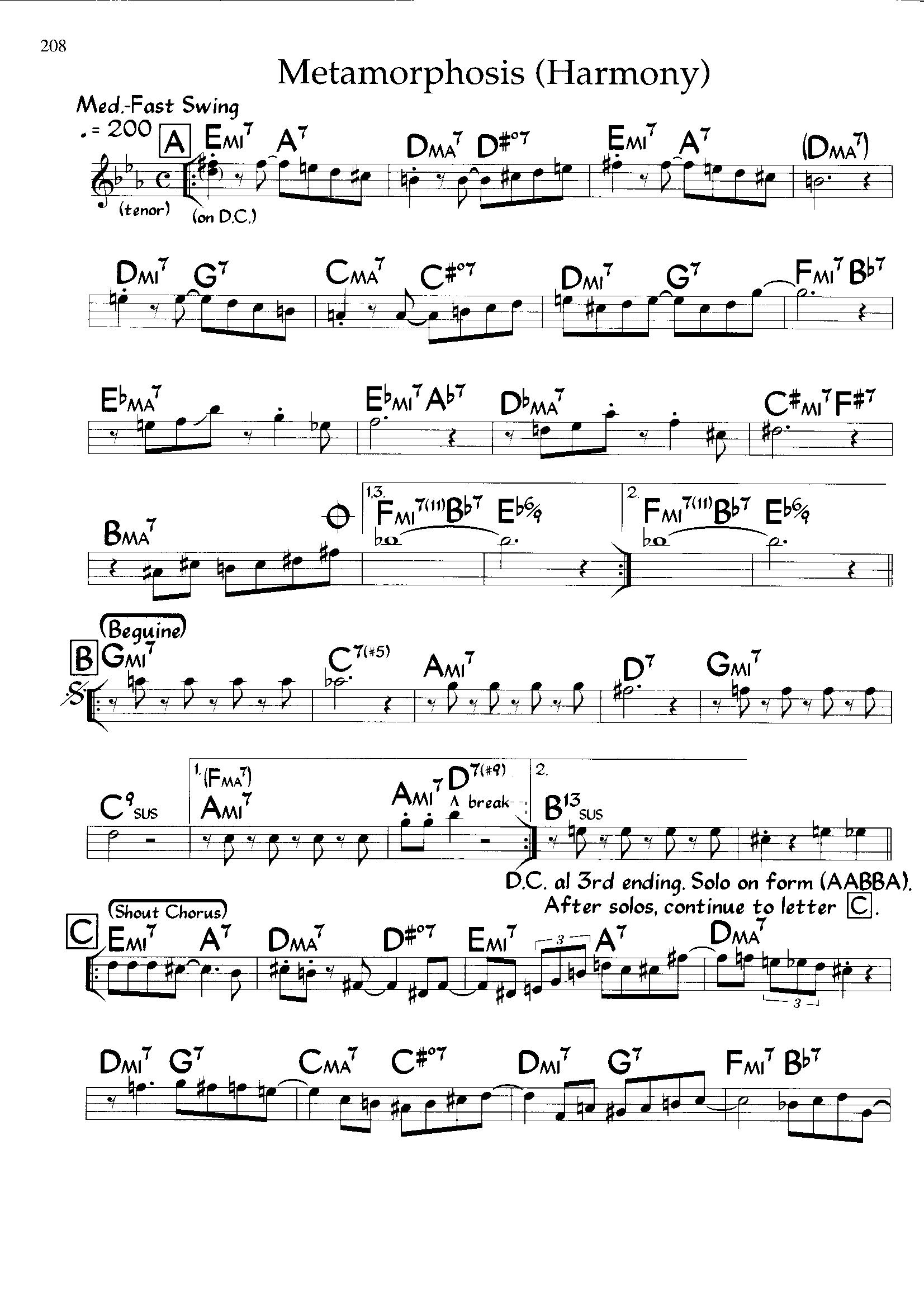 Metamorphosis — Horace Silver Metamorphosis — Horace Silver