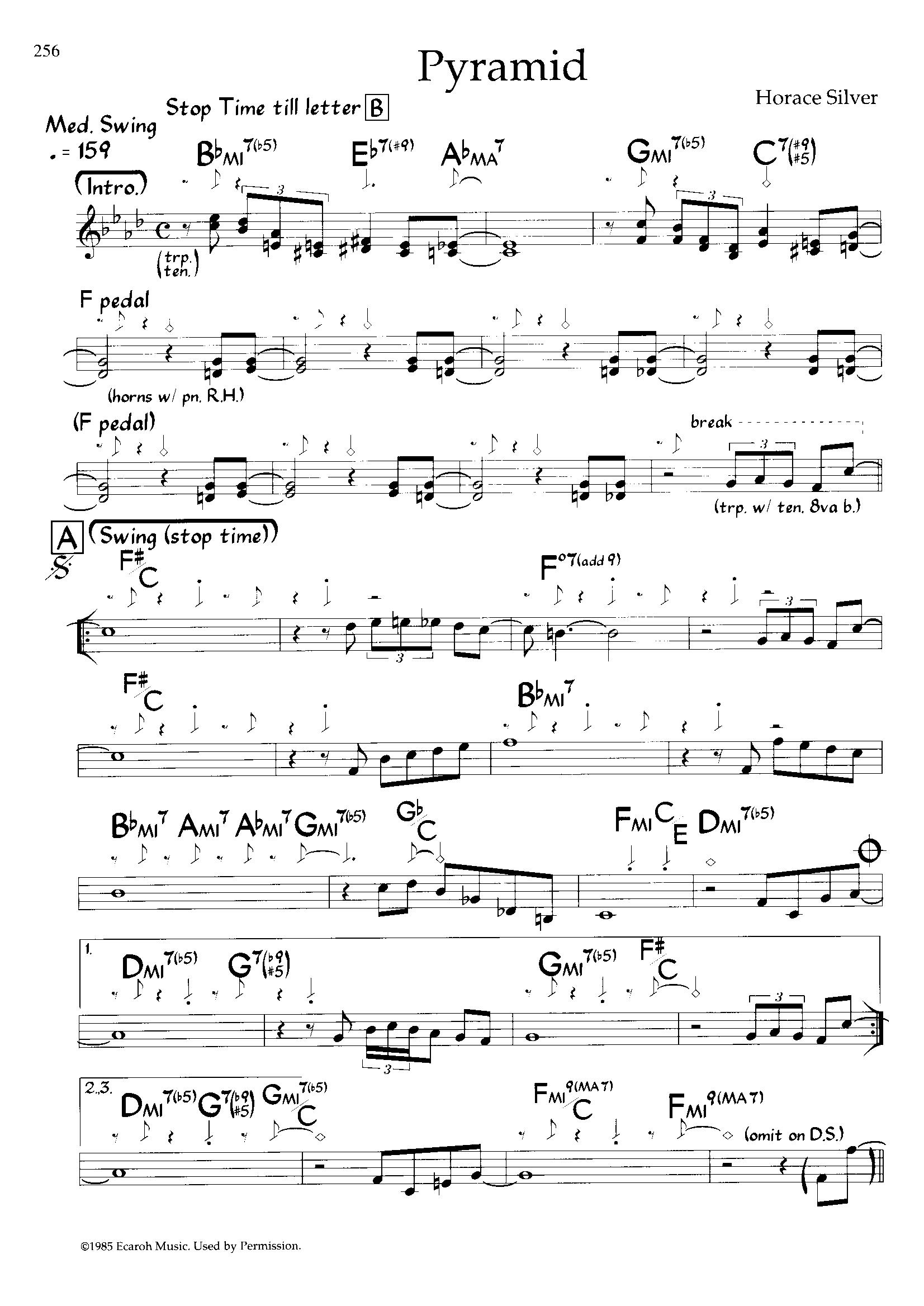 Pyramid — Horace Silver Pyramid — Horace Silver