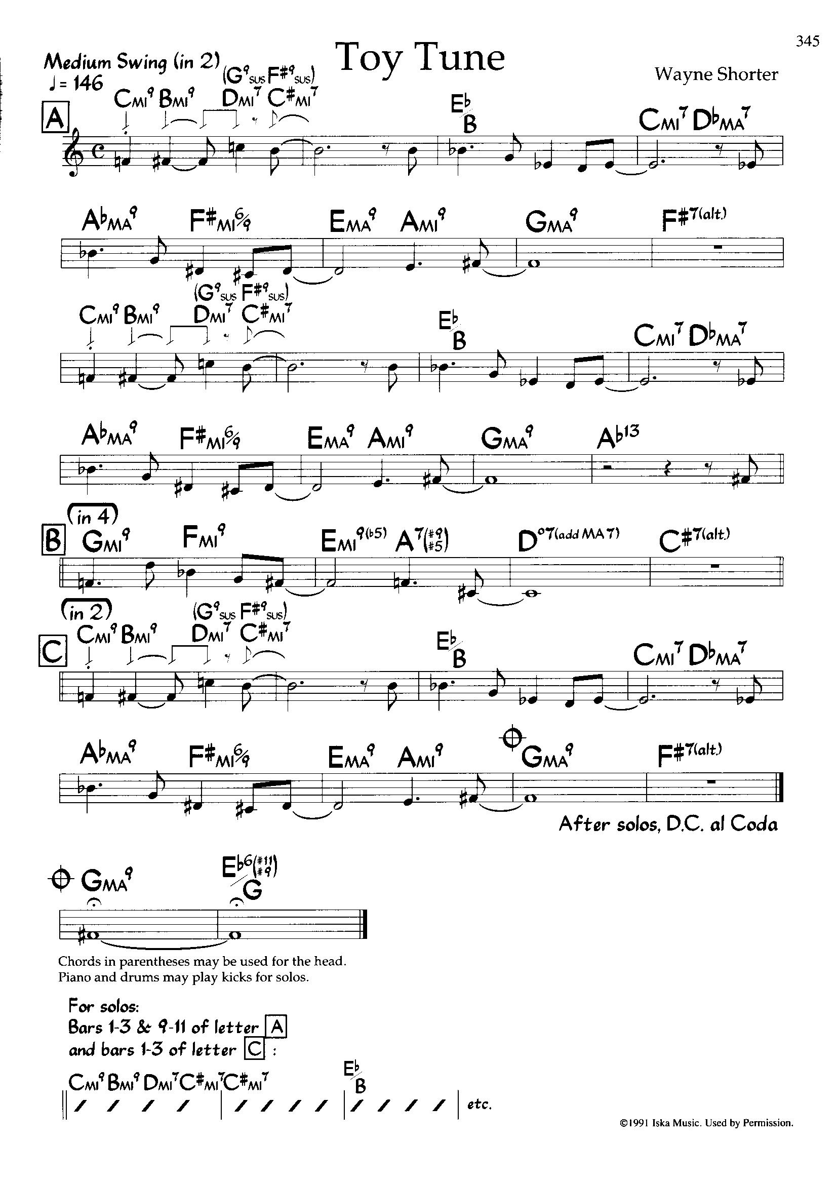 Toy Tune — Wayne Shorter