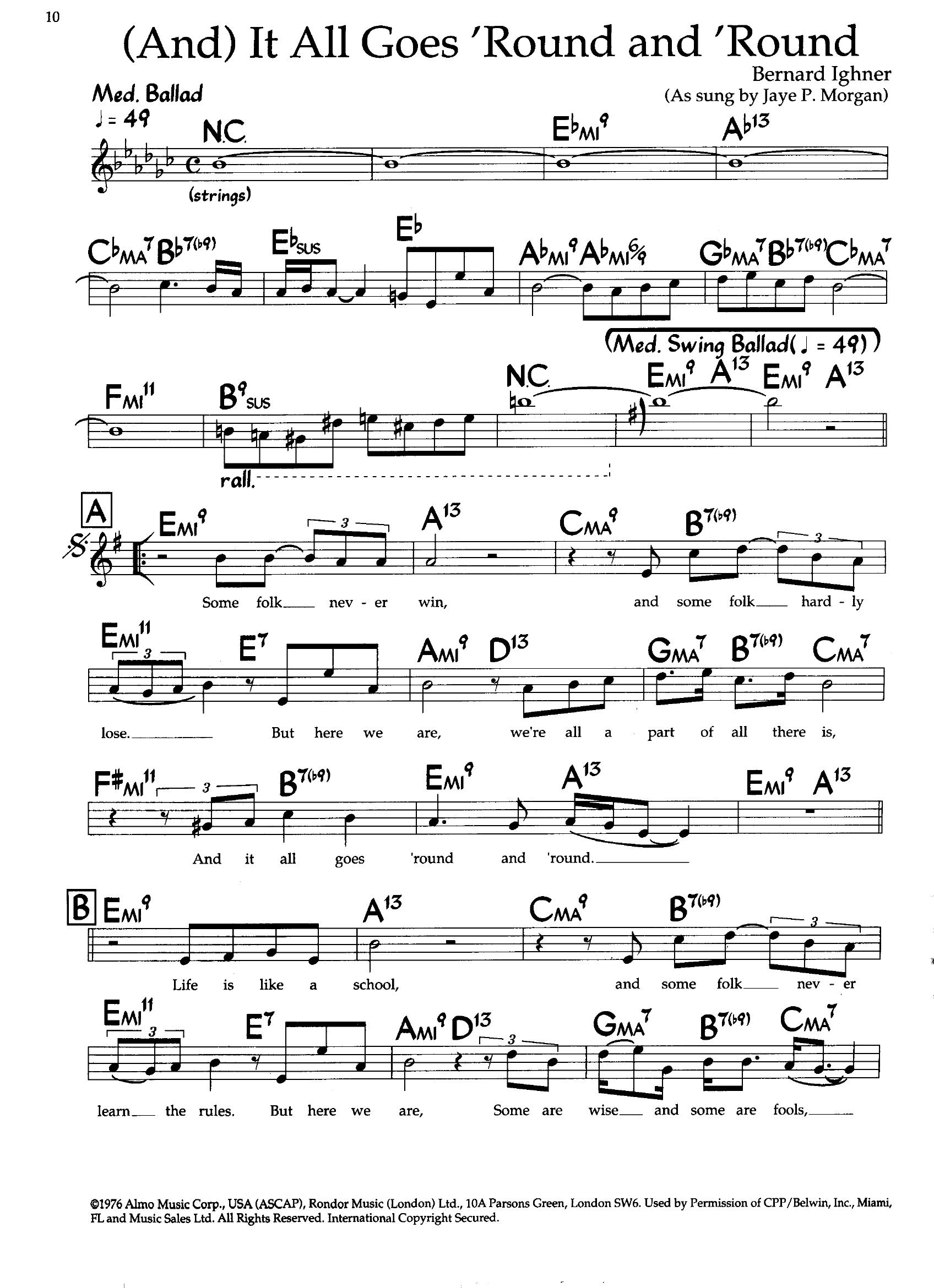 And It All Goes Round — Jaye P. Morgan And It All Goes Round — Jaye P. Morgan