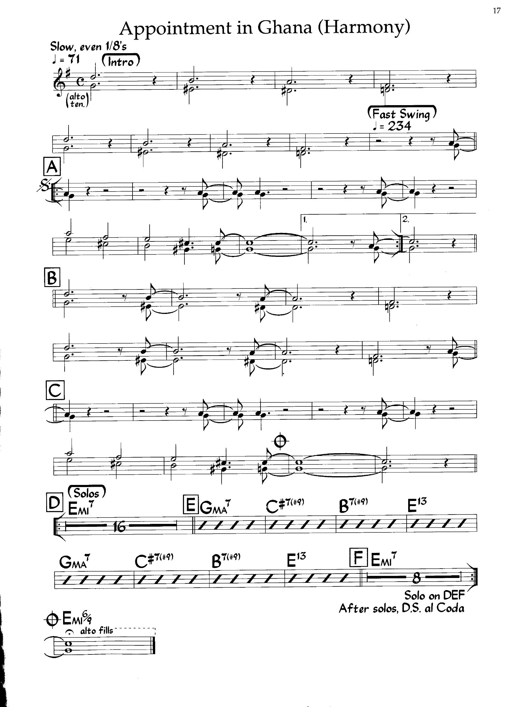 Appointment In Ghana — Jackie Mclean Appointment In Ghana — Jackie Mclean