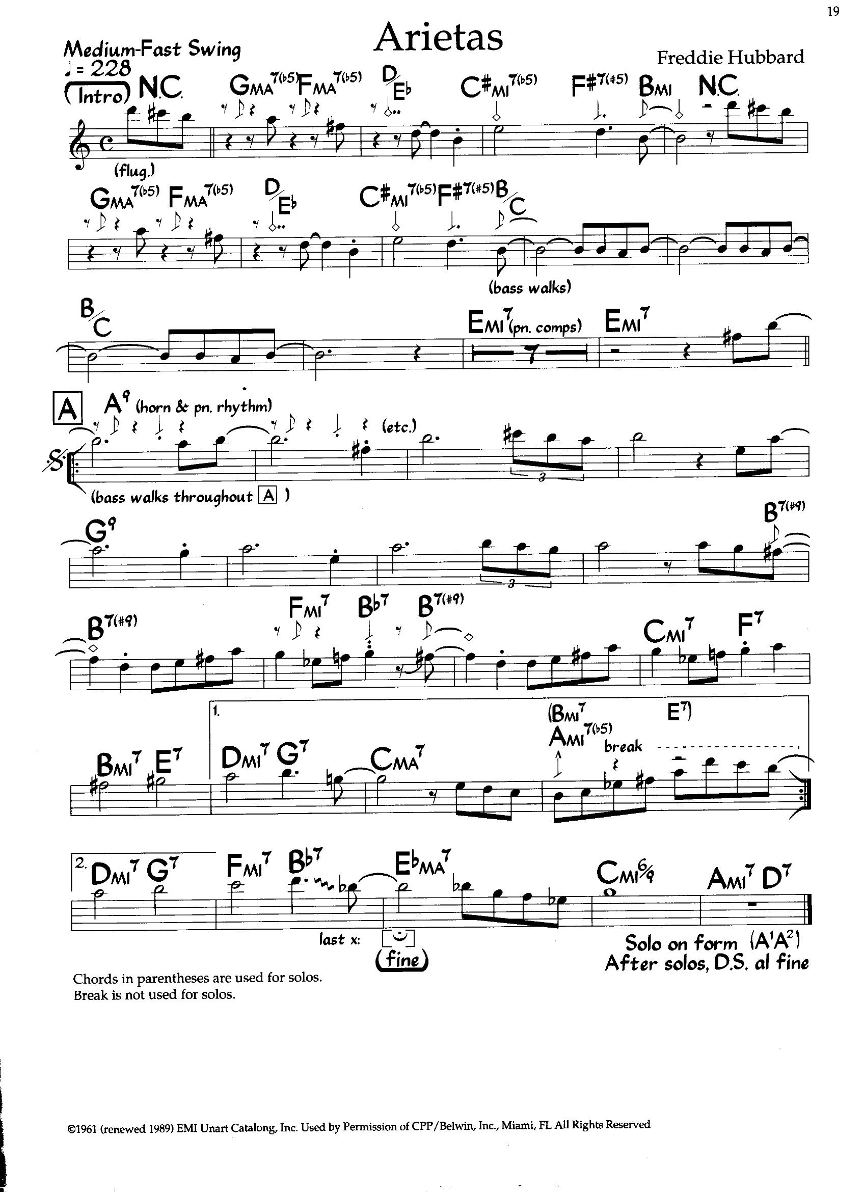 Arietas — Freddie Hubbard Arietas — Freddie Hubbard