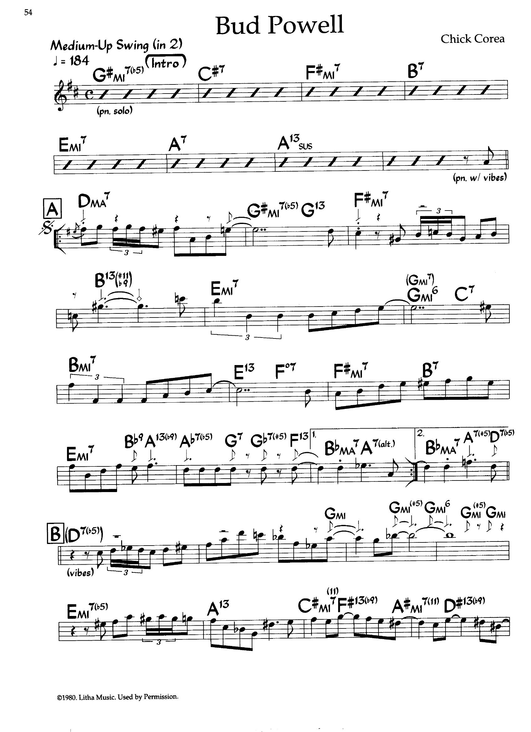 Bud Powell — Chick Corea Bud Powell — Chick Corea