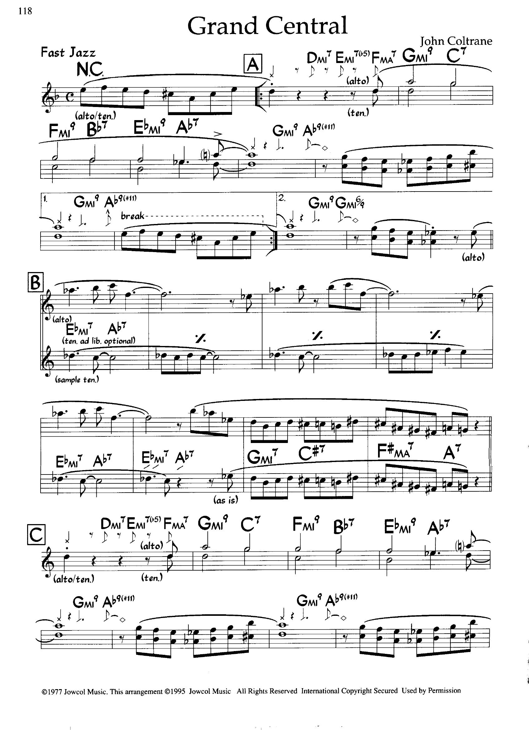 Grand Central — John Coltrane Grand Central — John Coltrane