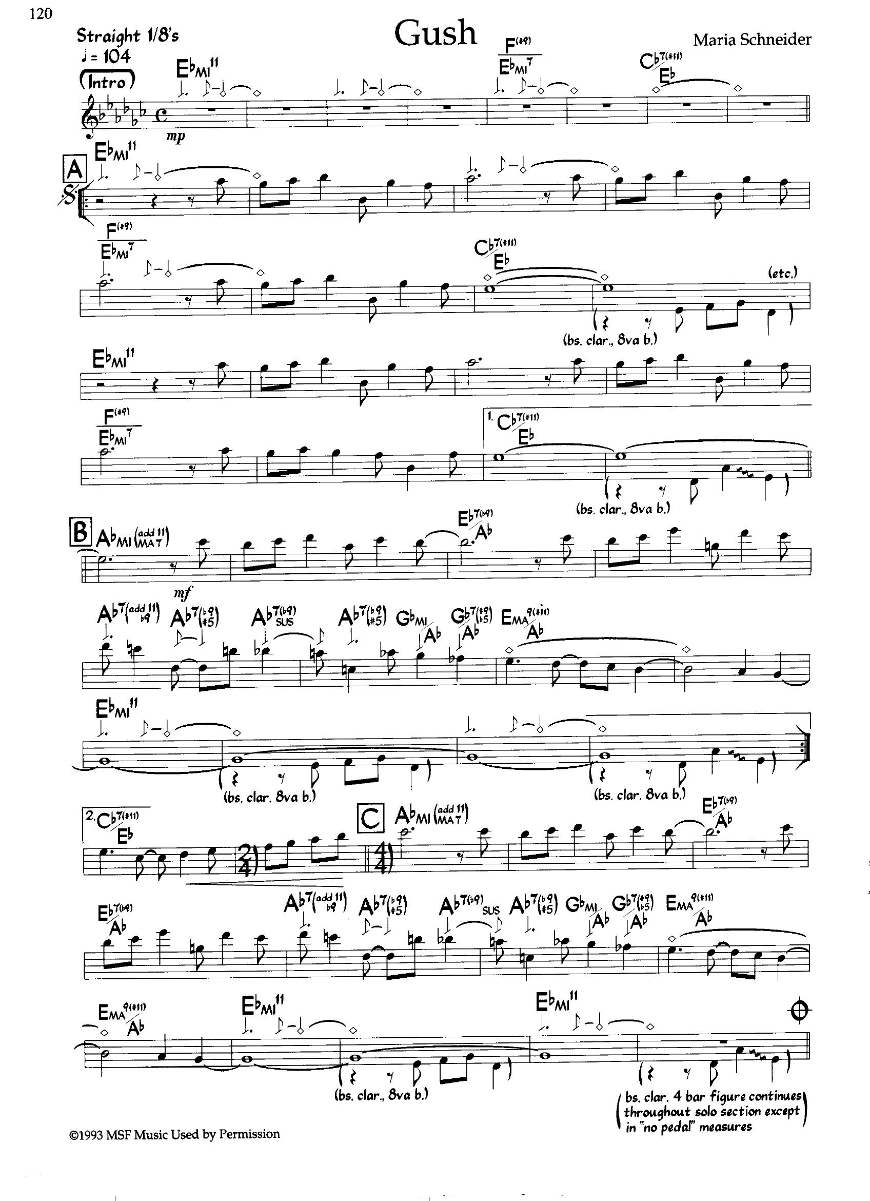 Gush — Maria Schneider Gush — Maria Schneider