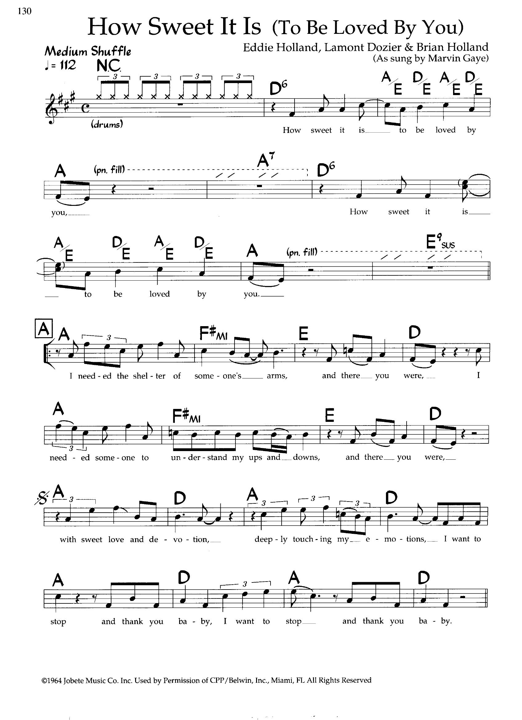 How Sweet It Is — Marvin Gaye How Sweet It Is — Marvin Gaye