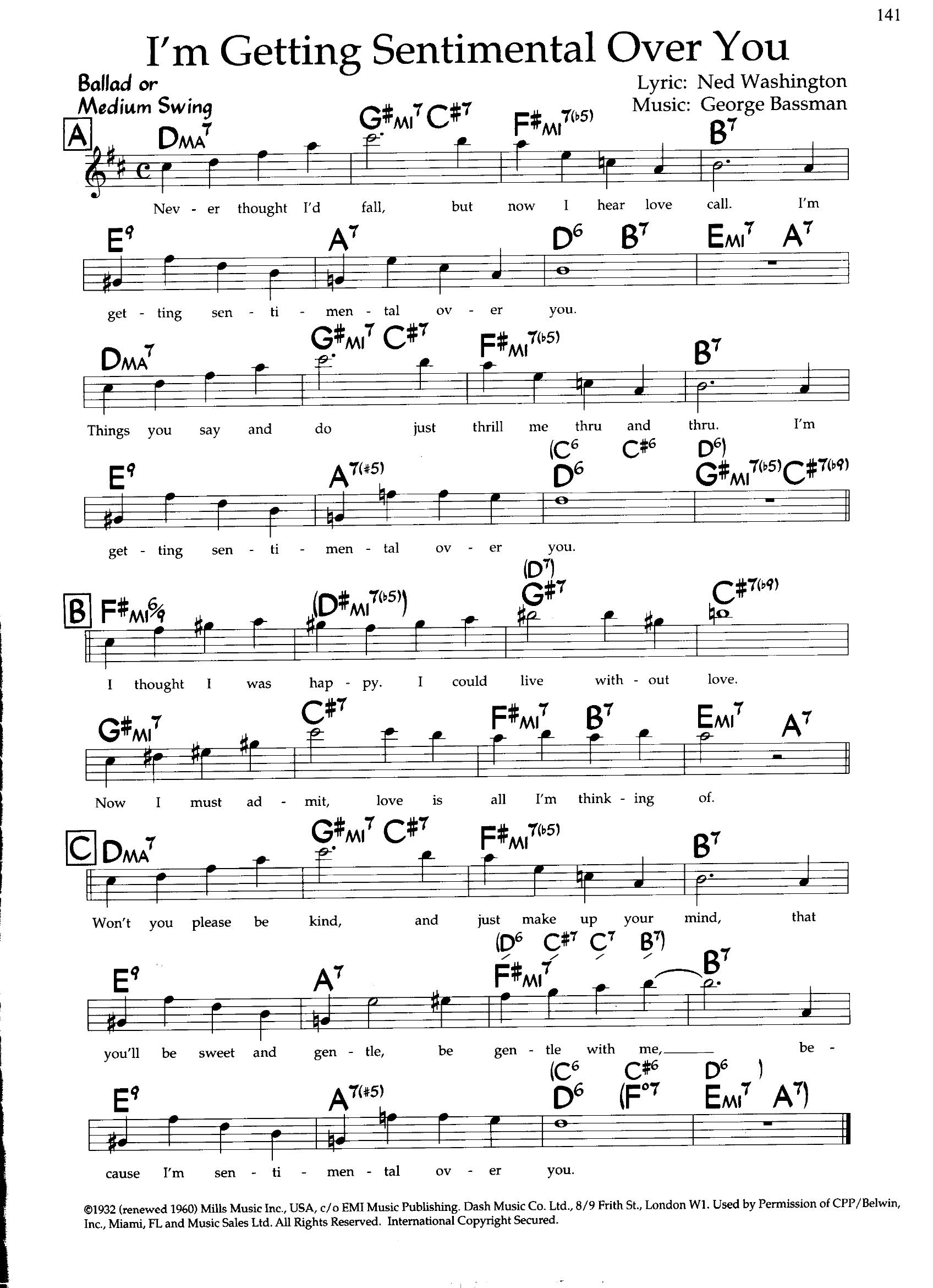 I'm Getting Sentimental Over You — George Bassman I'm Getting Sentimental Over You — George Bassman