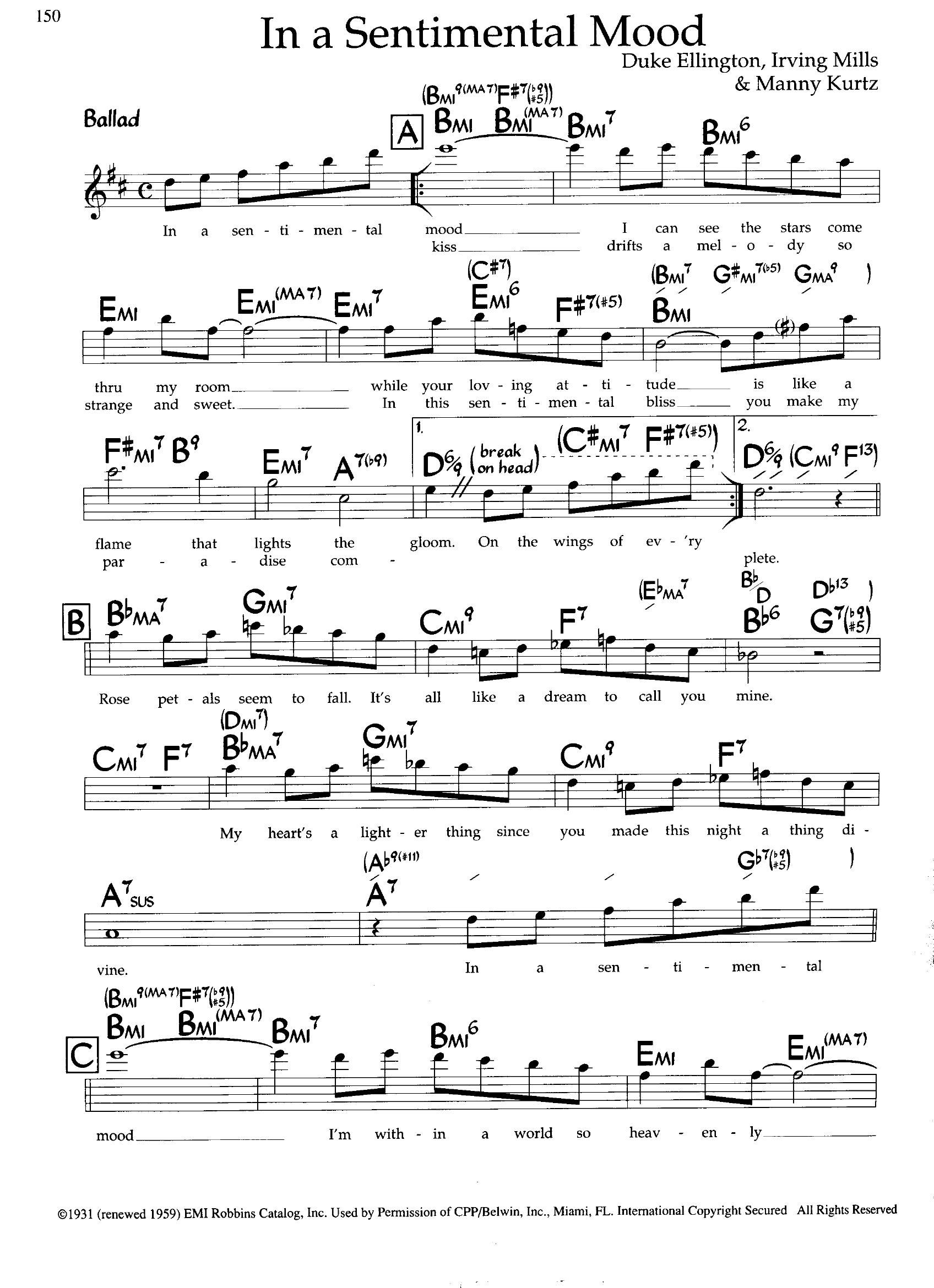 In A Sentimental Mood — Duke Ellington In A Sentimental Mood — Duke Ellington