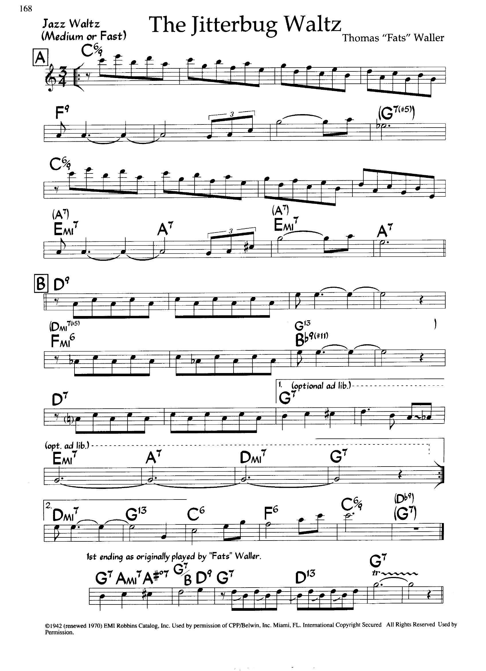 The Jitterbug Waltz — Fats Waller The Jitterbug Waltz — Fats Waller