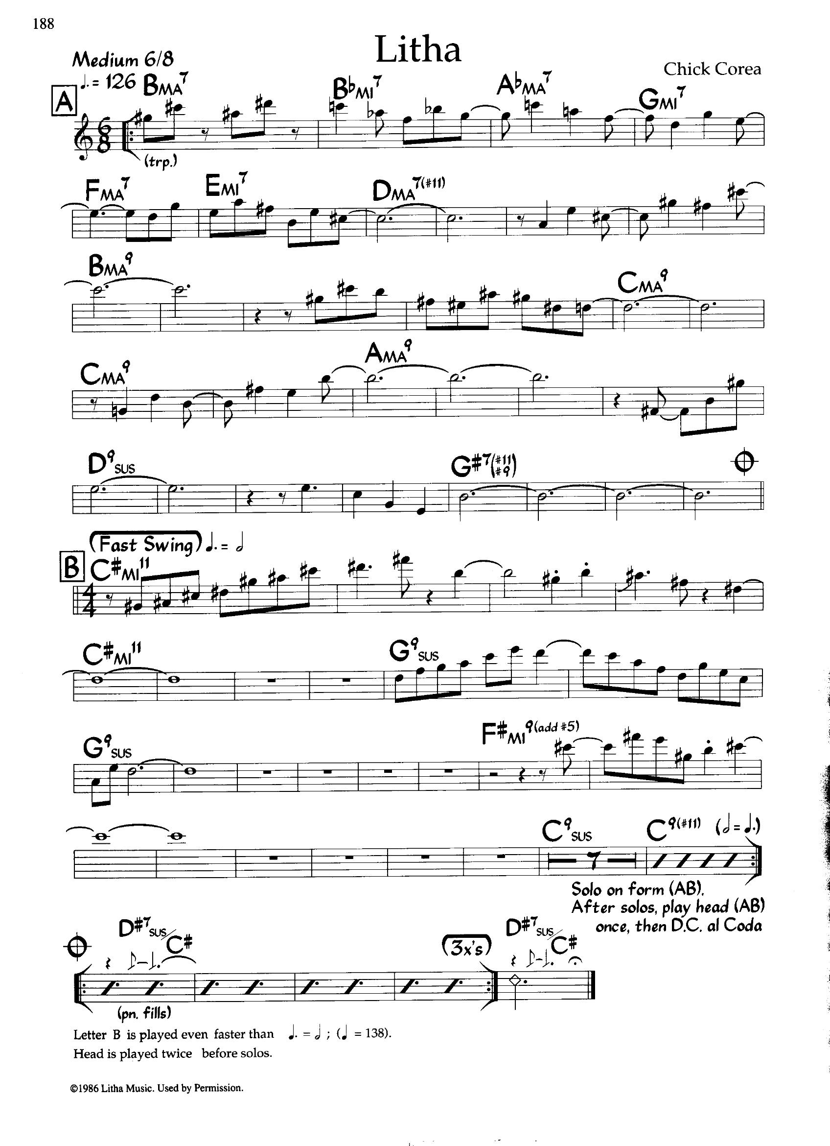Litha — Chick Corea Litha — Chick Corea