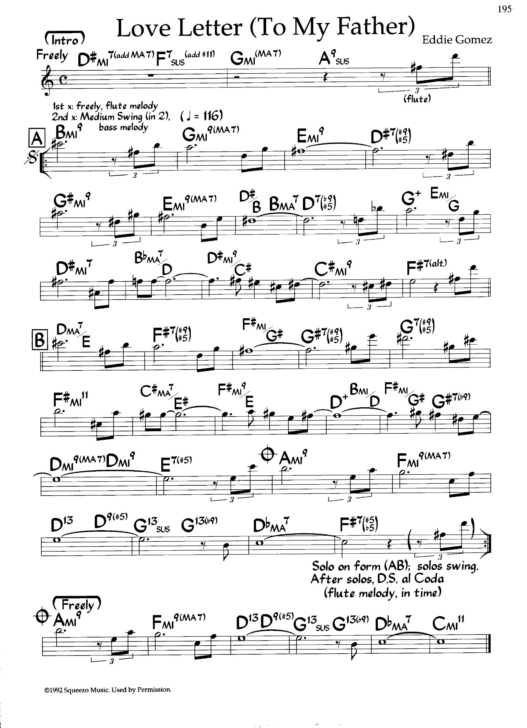 Love Letter — Eddie Gomez Love Letter — Eddie Gomez