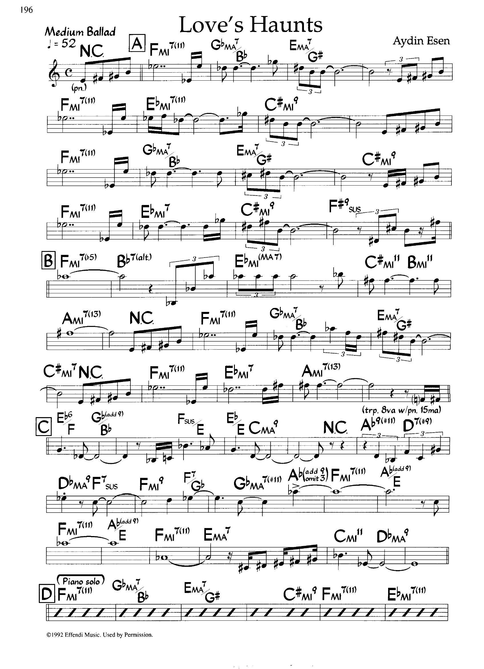 Love’s Haunts — Aydin Esen Love’s Haunts — Aydin Esen
