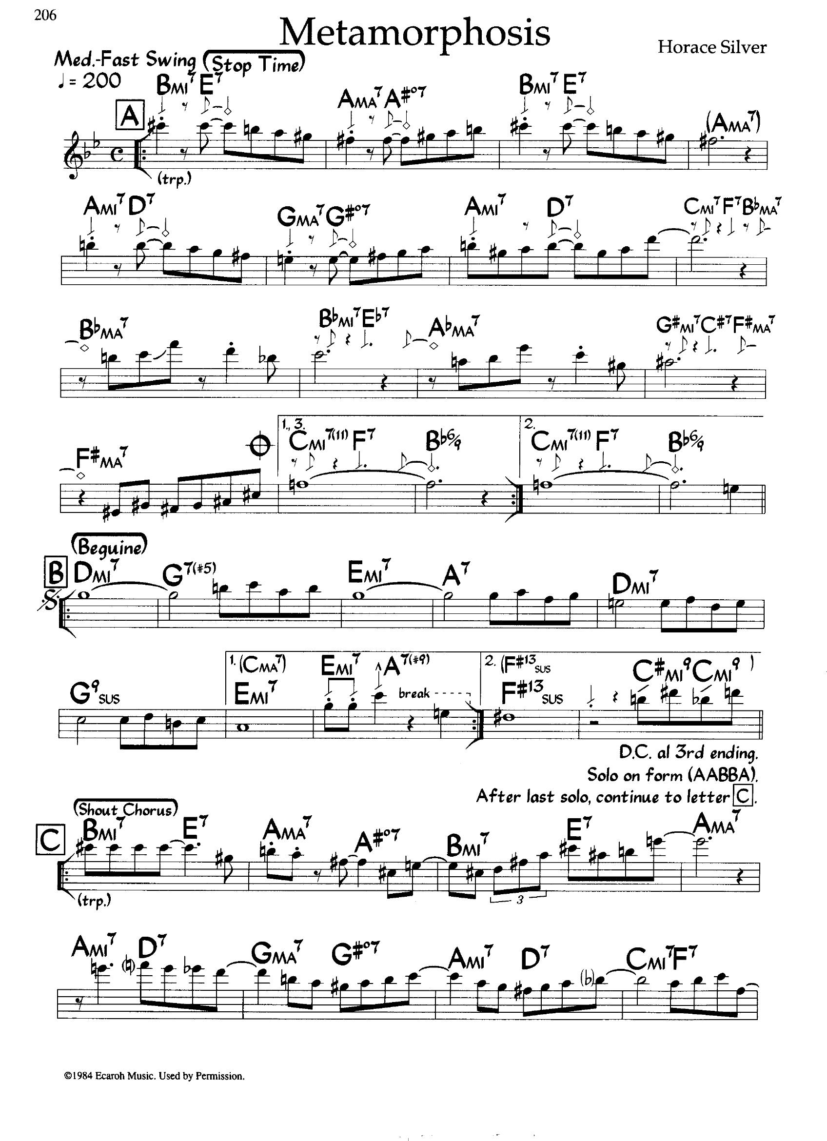 Metamorphosis — Horace Silver Metamorphosis — Horace Silver