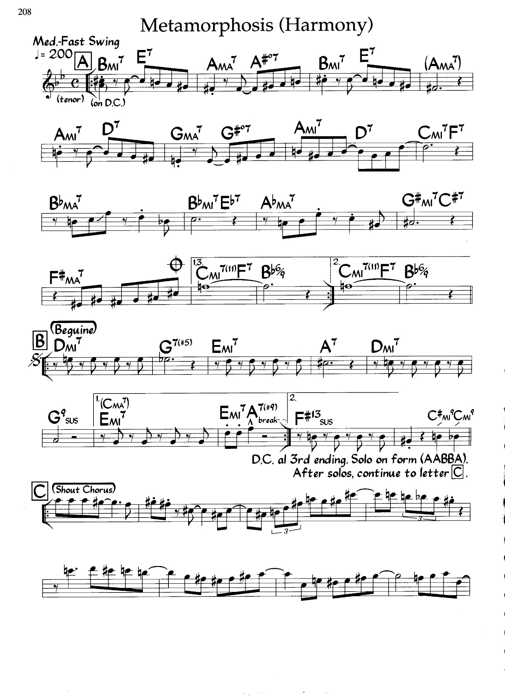 Metamorphosis — Horace Silver Metamorphosis — Horace Silver