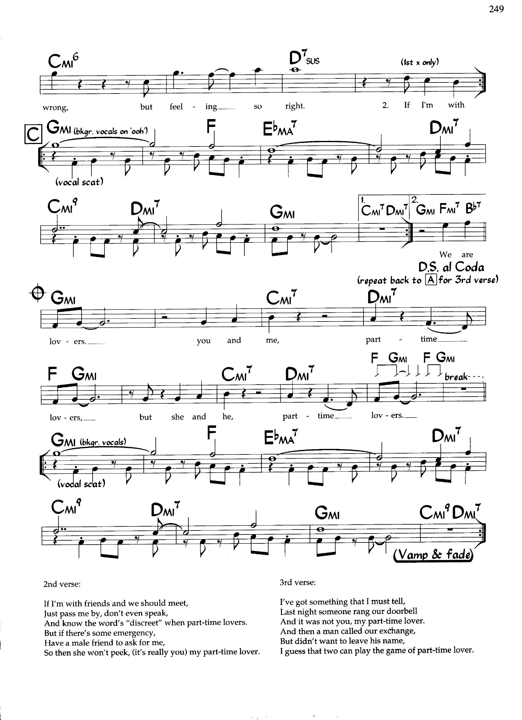 Part-Time Lover — Stevie Wonder