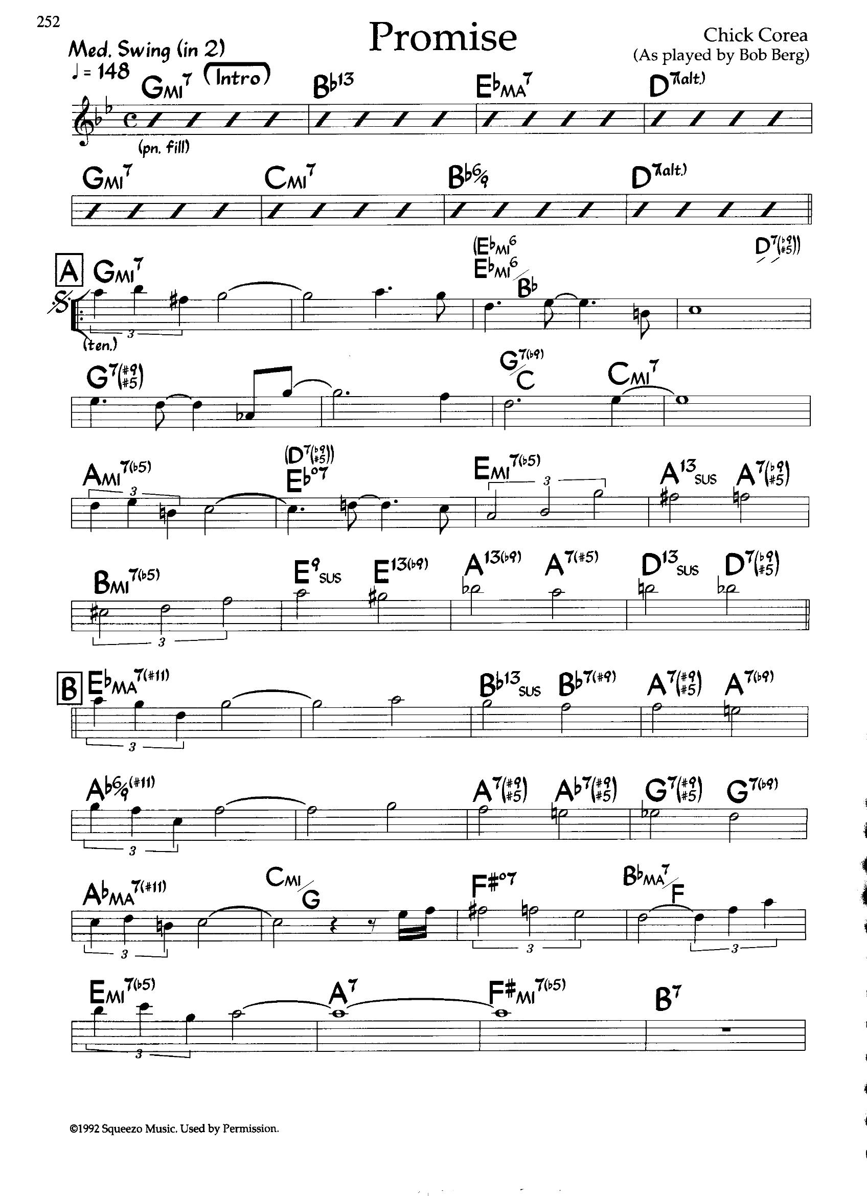 Promise — Bob Berg Promise — Bob Berg
