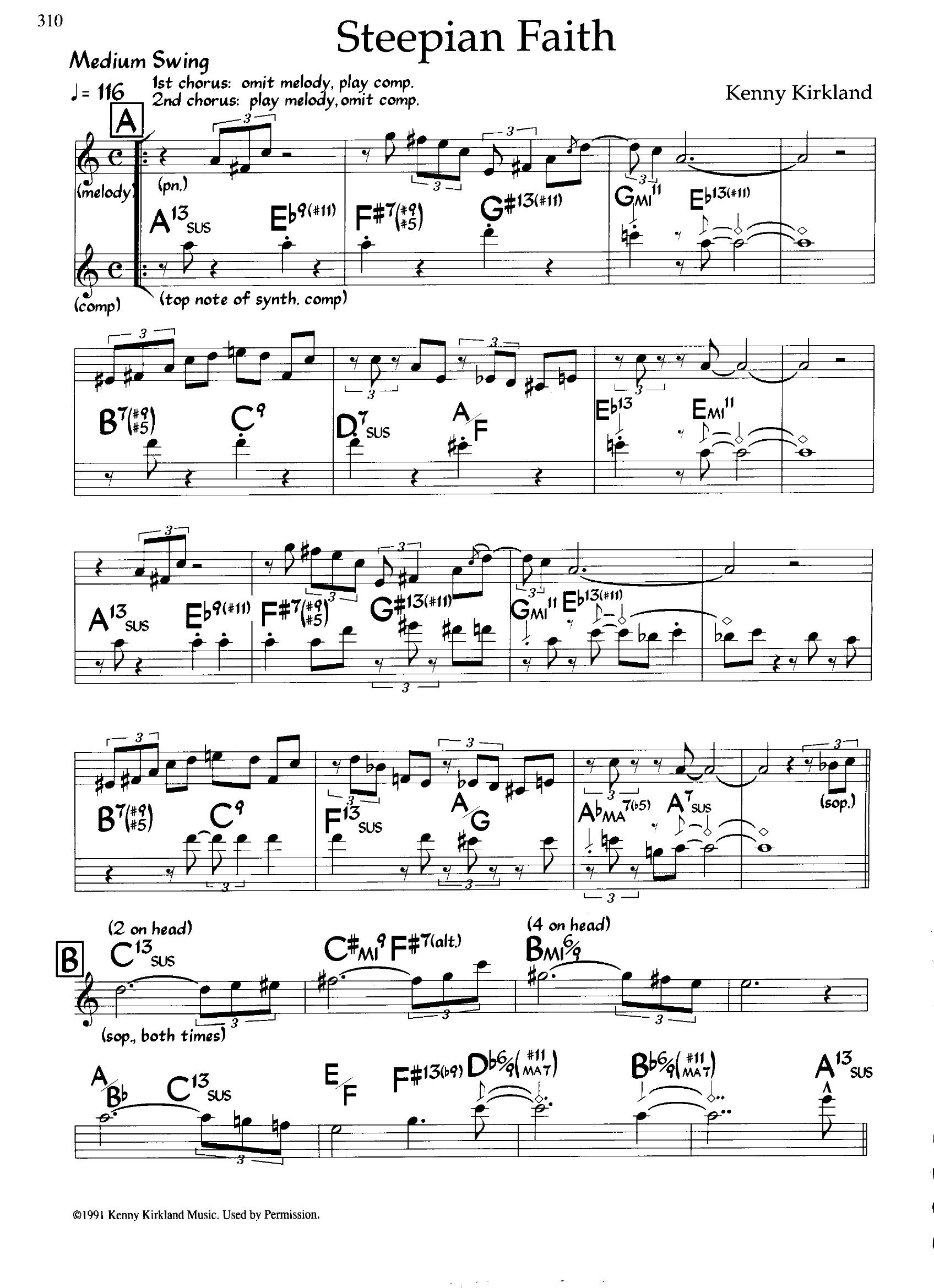 Steepian Faith — Kenny Kirkland Steepian Faith — Kenny Kirkland
