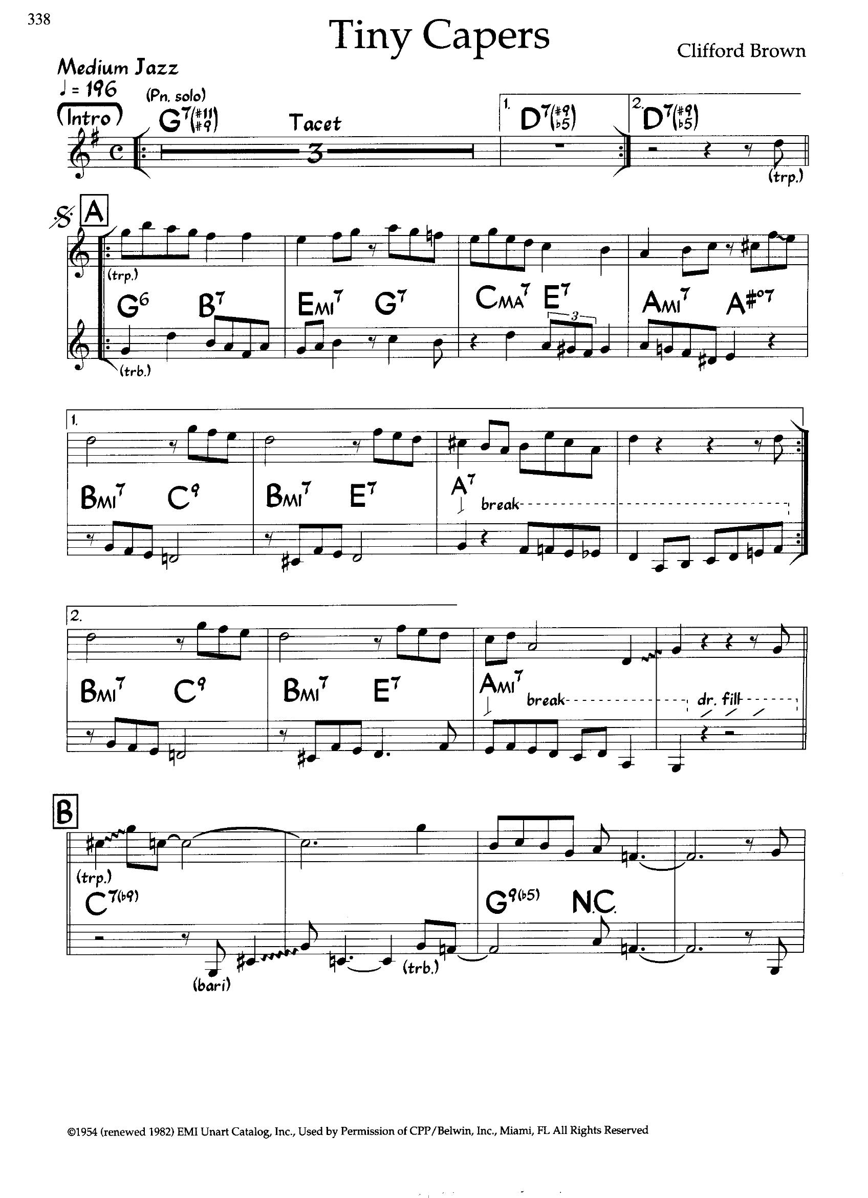 Tiny Capers — Clifford Brown Tiny Capers — Clifford Brown