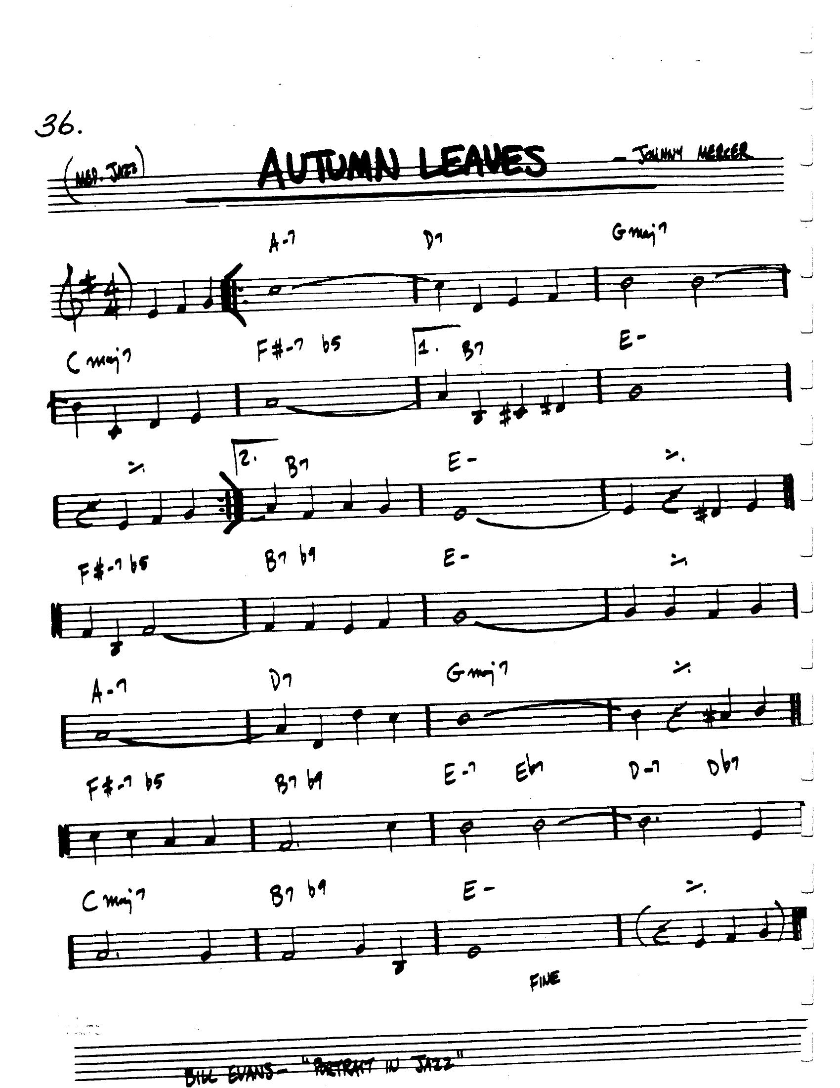 Autumn Leaves Autumn Leaves
