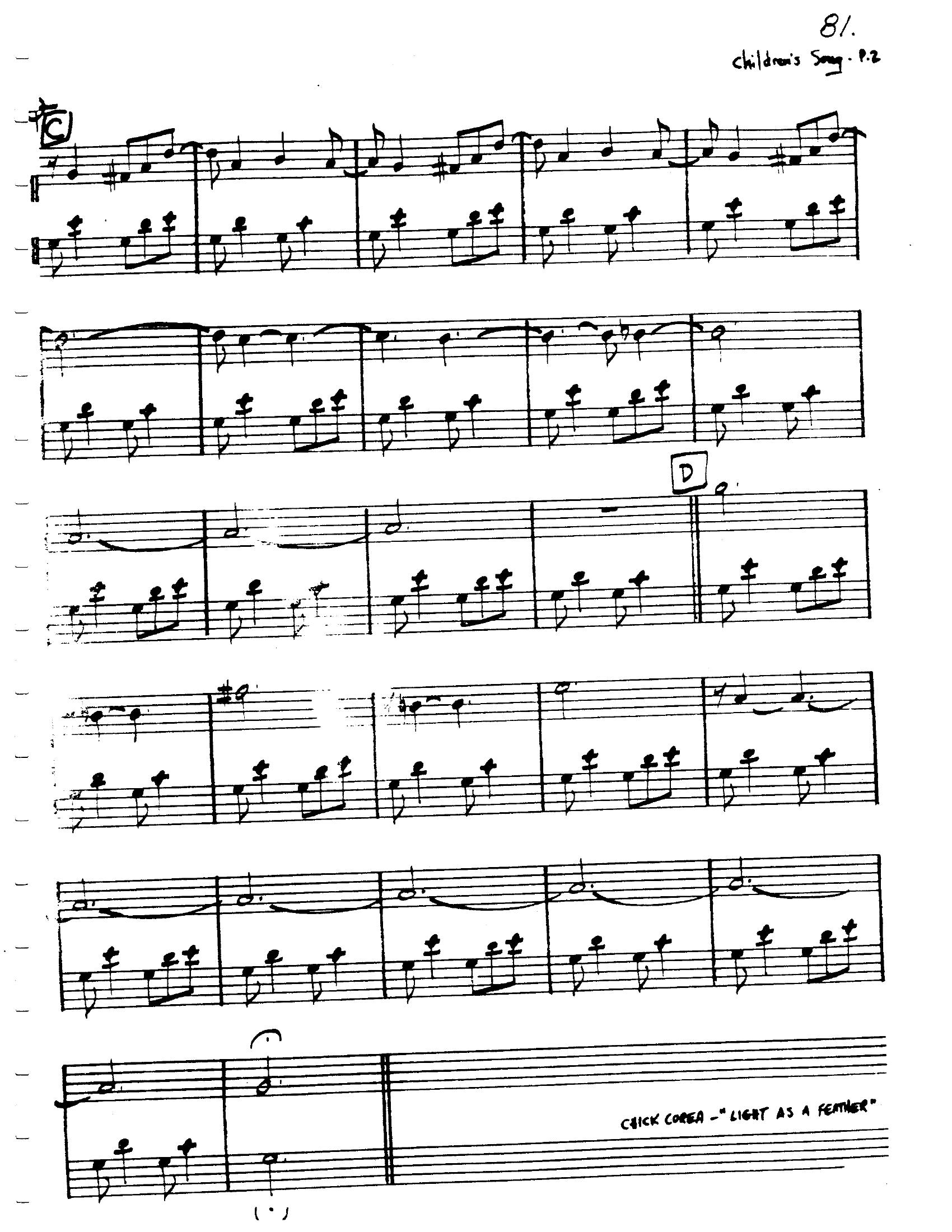 Children’s Song Children’s Song