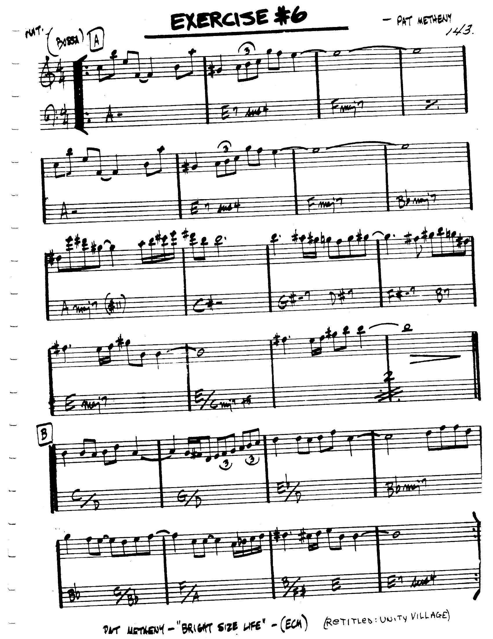 Exercise # 6 Exercise # 6