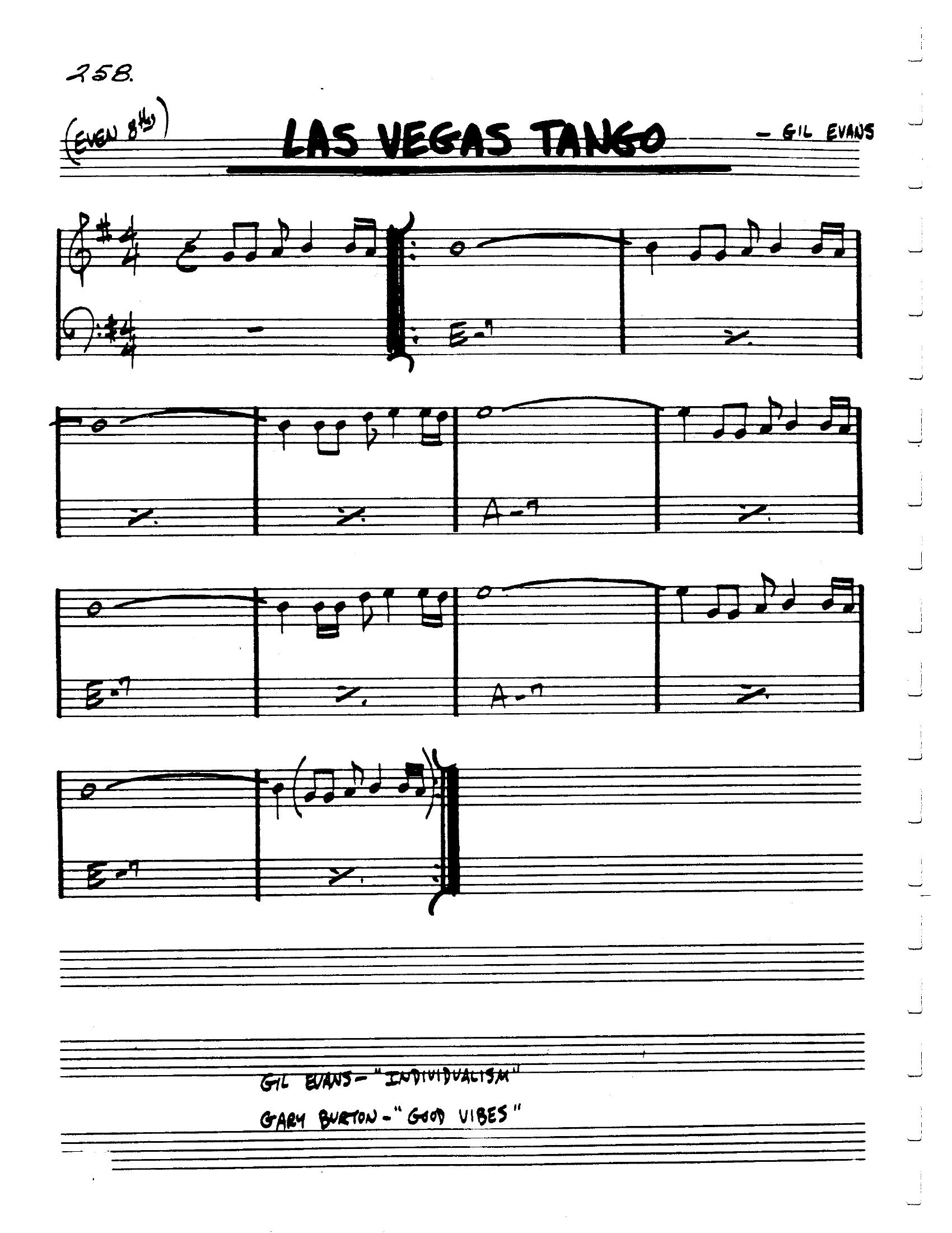 Las Vegas Tango Las Vegas Tango