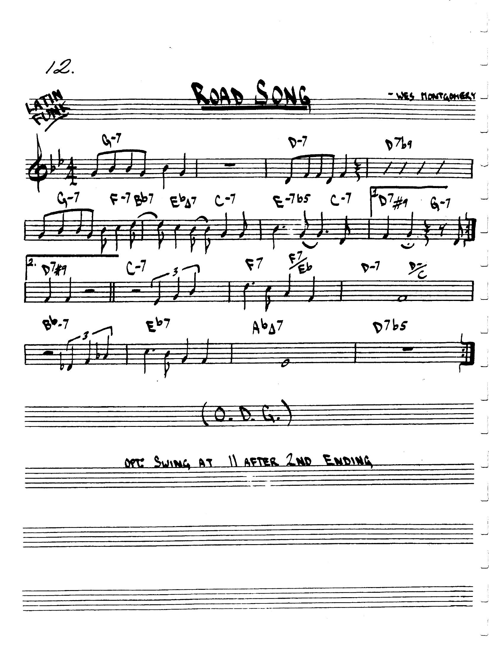 Road Song Road Song