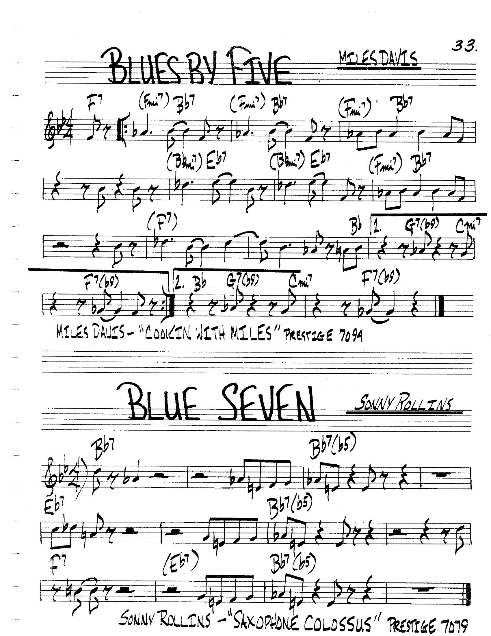 Blues By Five Blues By Five