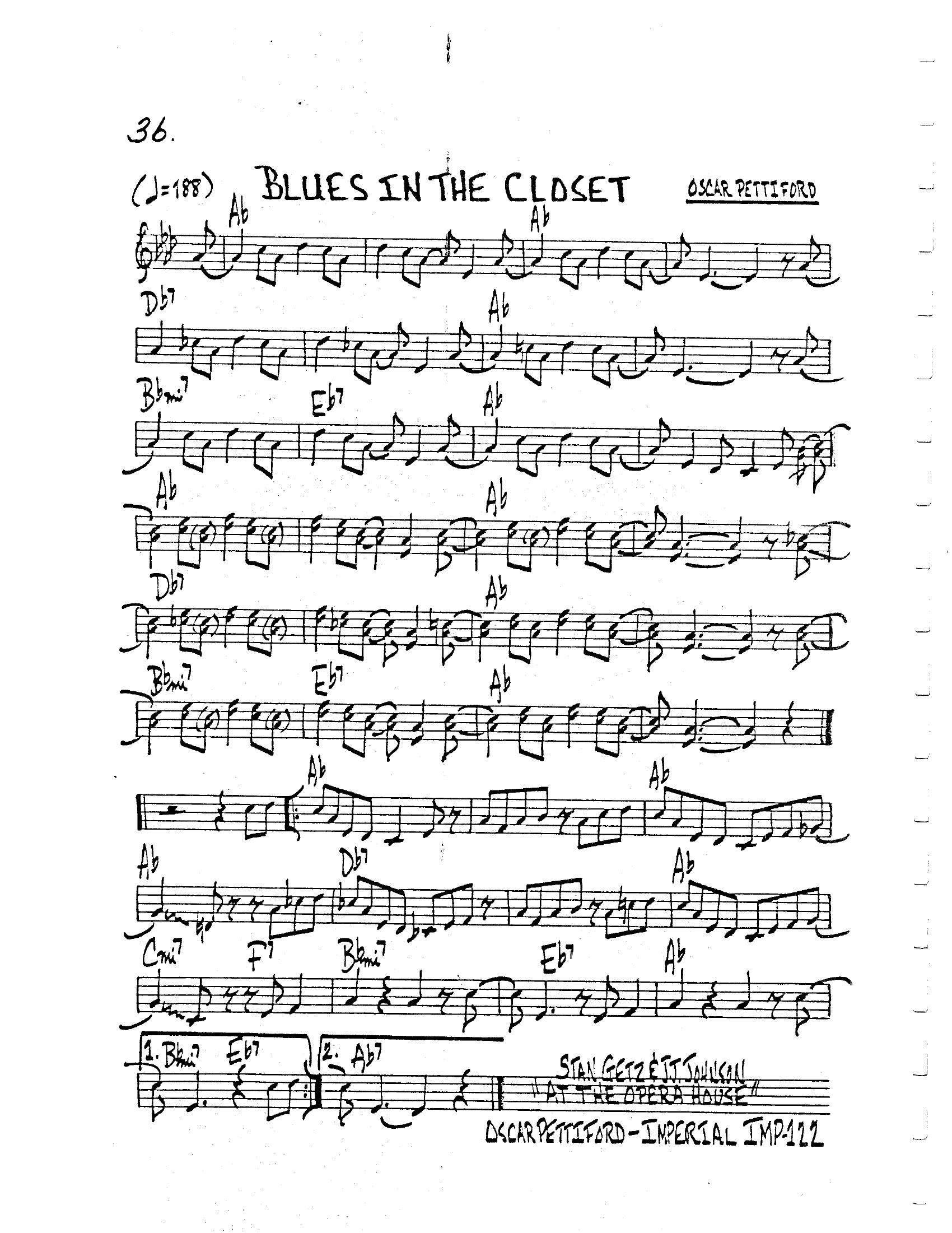 Blues In the Closet Blues In the Closet