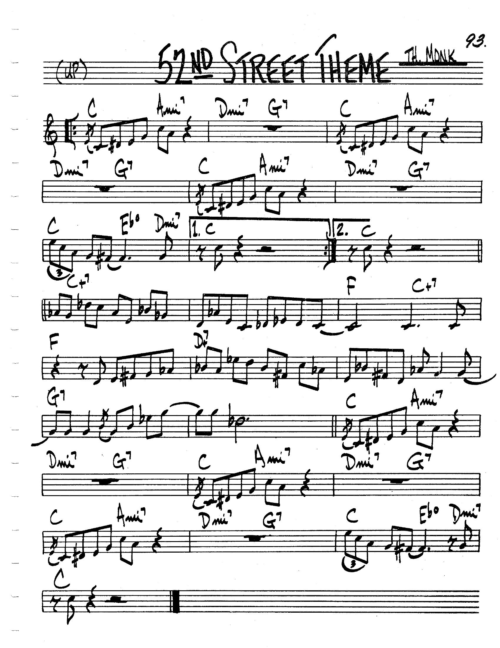 52nd Street Theme 52nd Street Theme