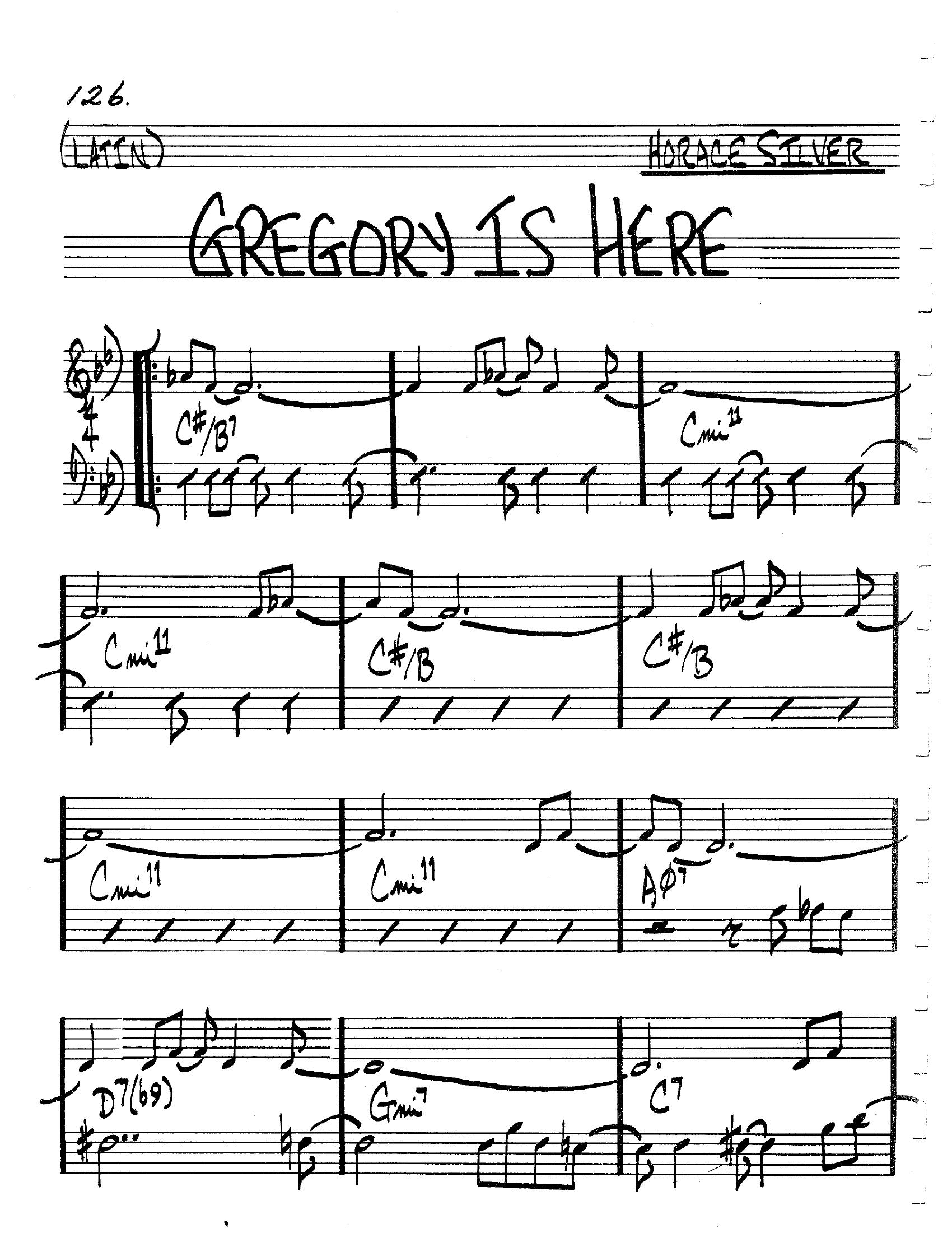 Gregory Is Here Gregory Is Here