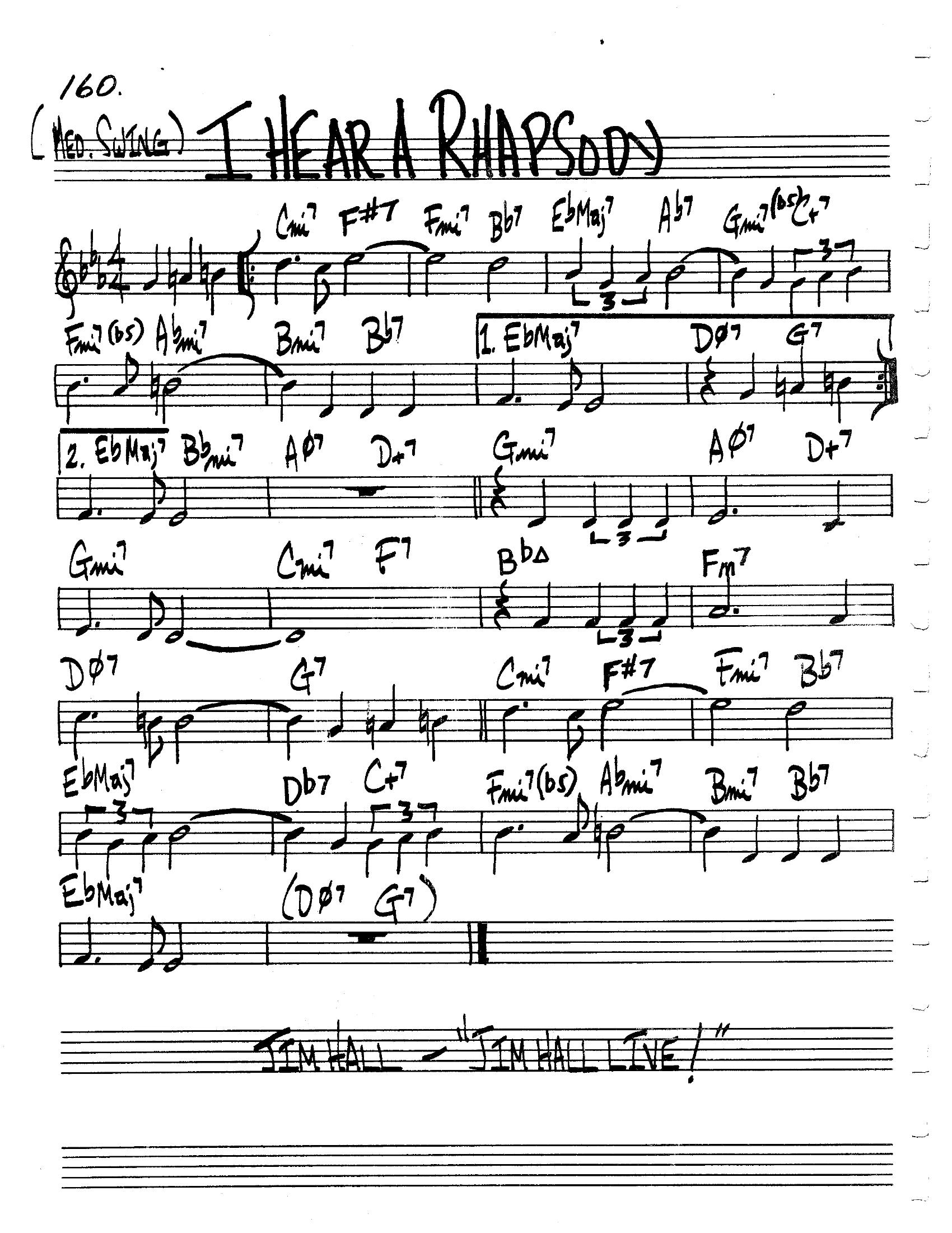 I Hear a Rhapsody I Hear a Rhapsody