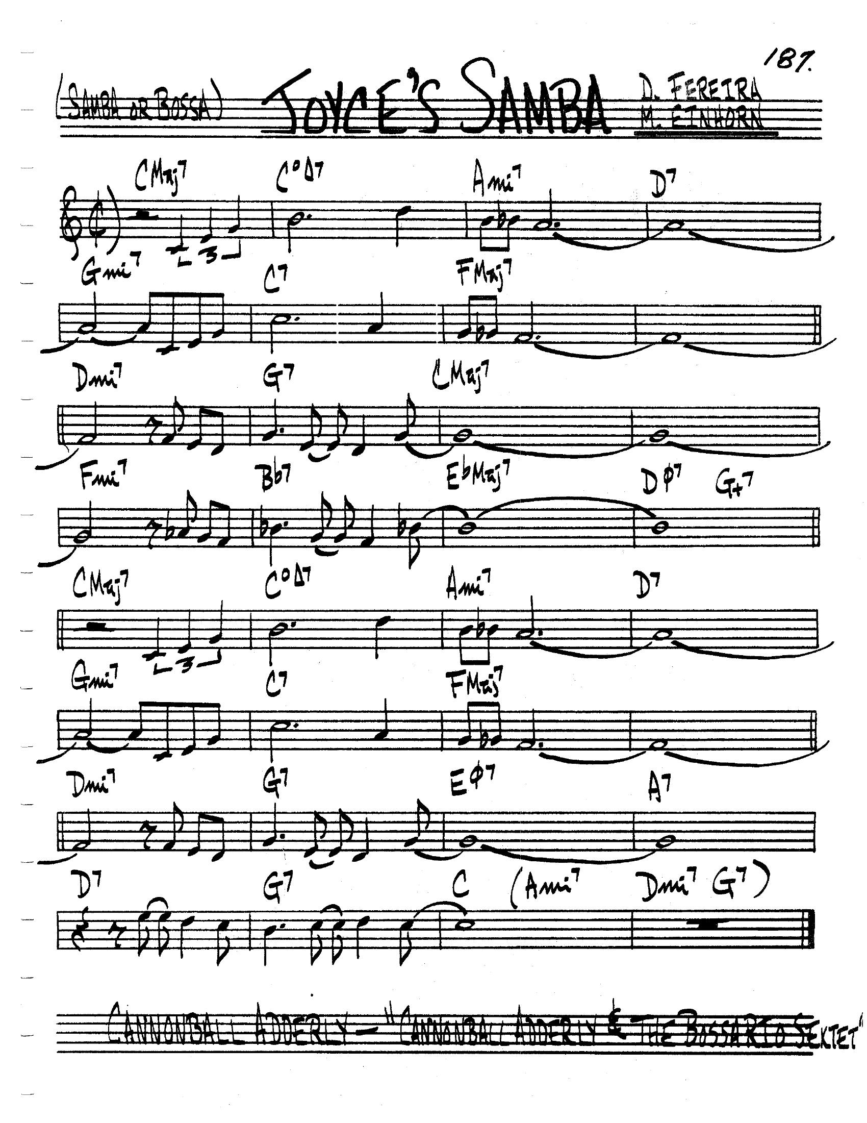 Joyce's Samba Joyce's Samba
