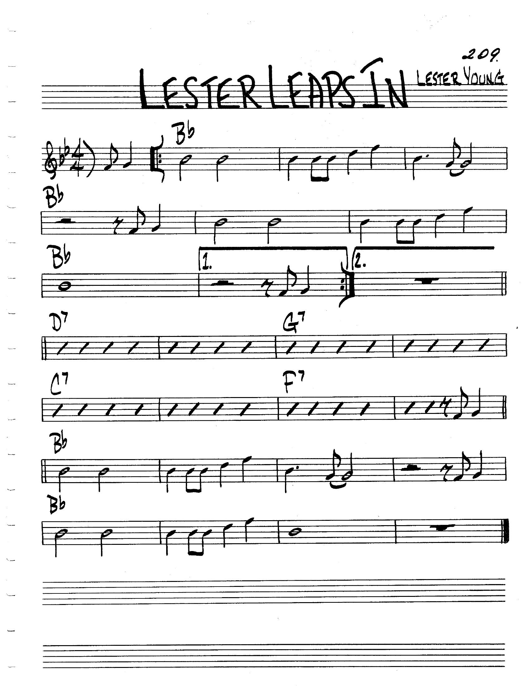 Lester Leaps In Lester Leaps In