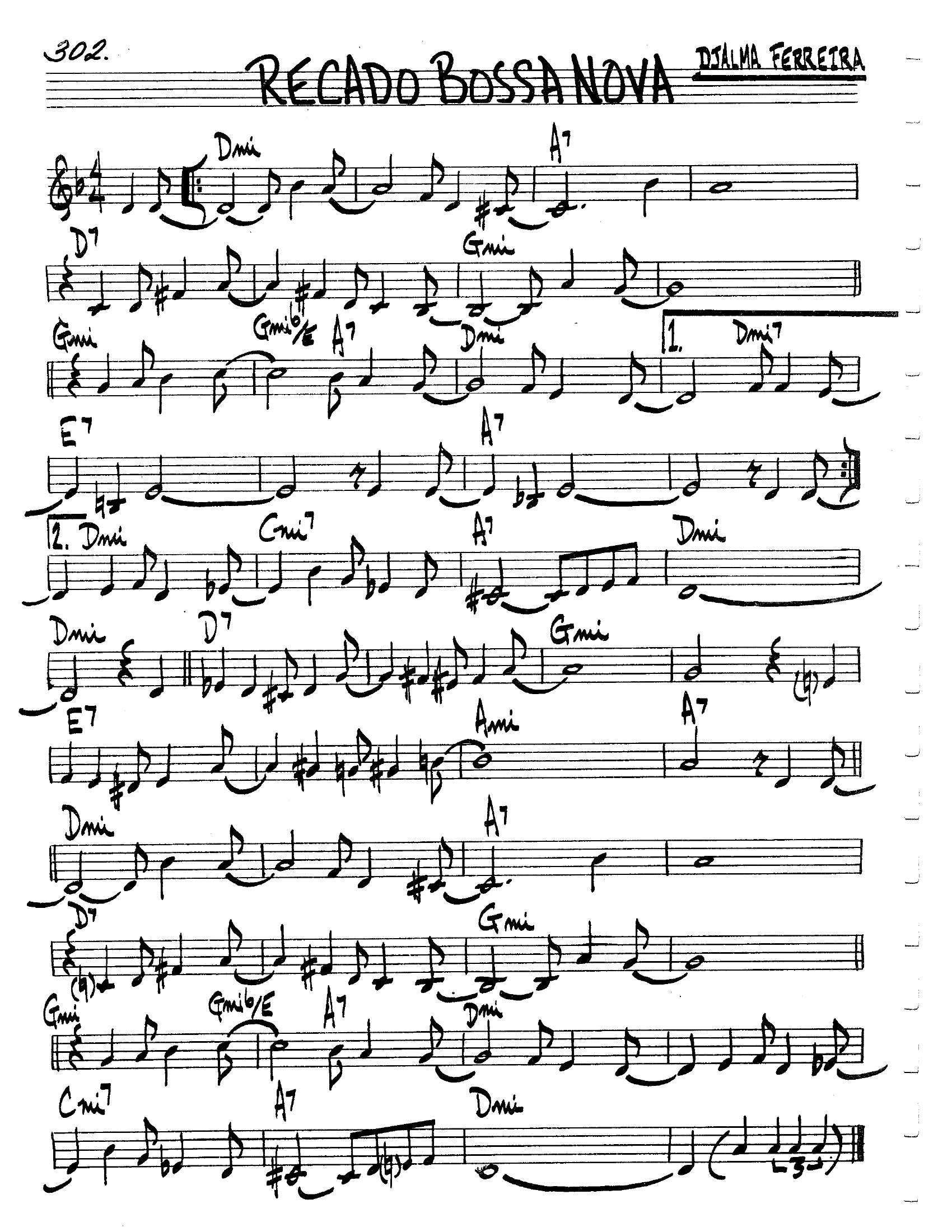 Recado Bossa Nova Recado Bossa Nova