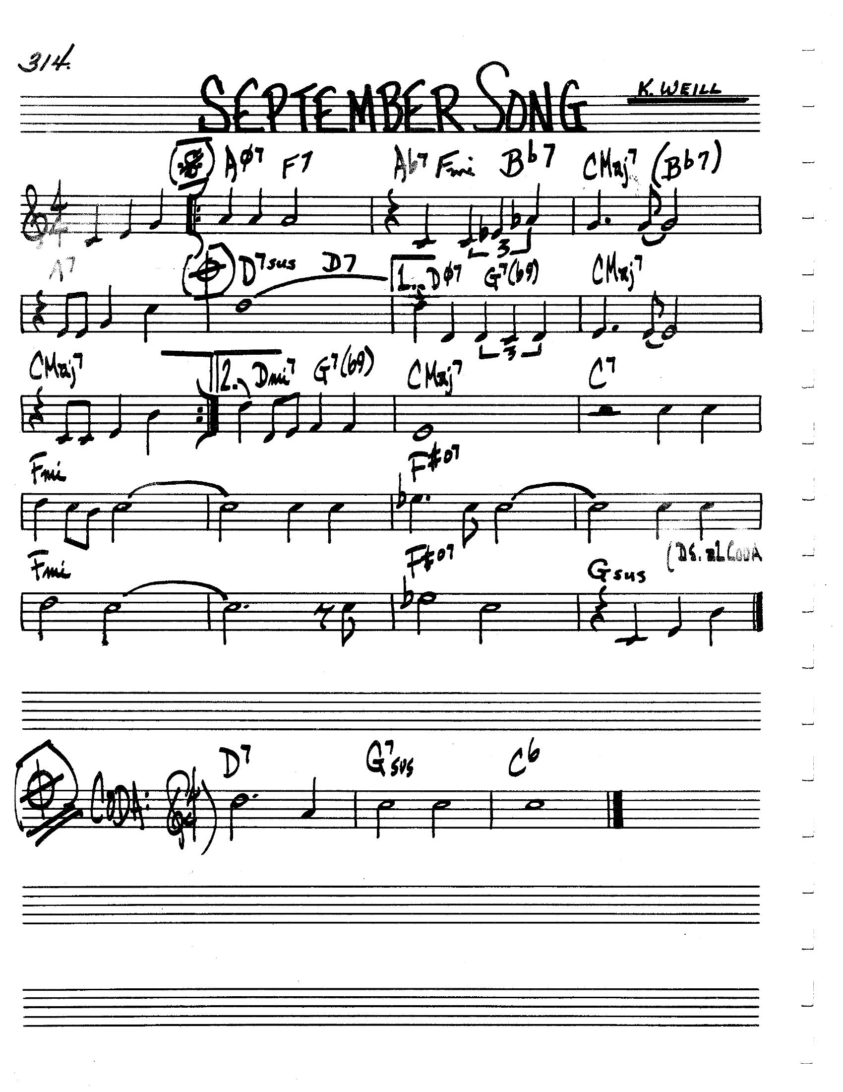 September Song September Song