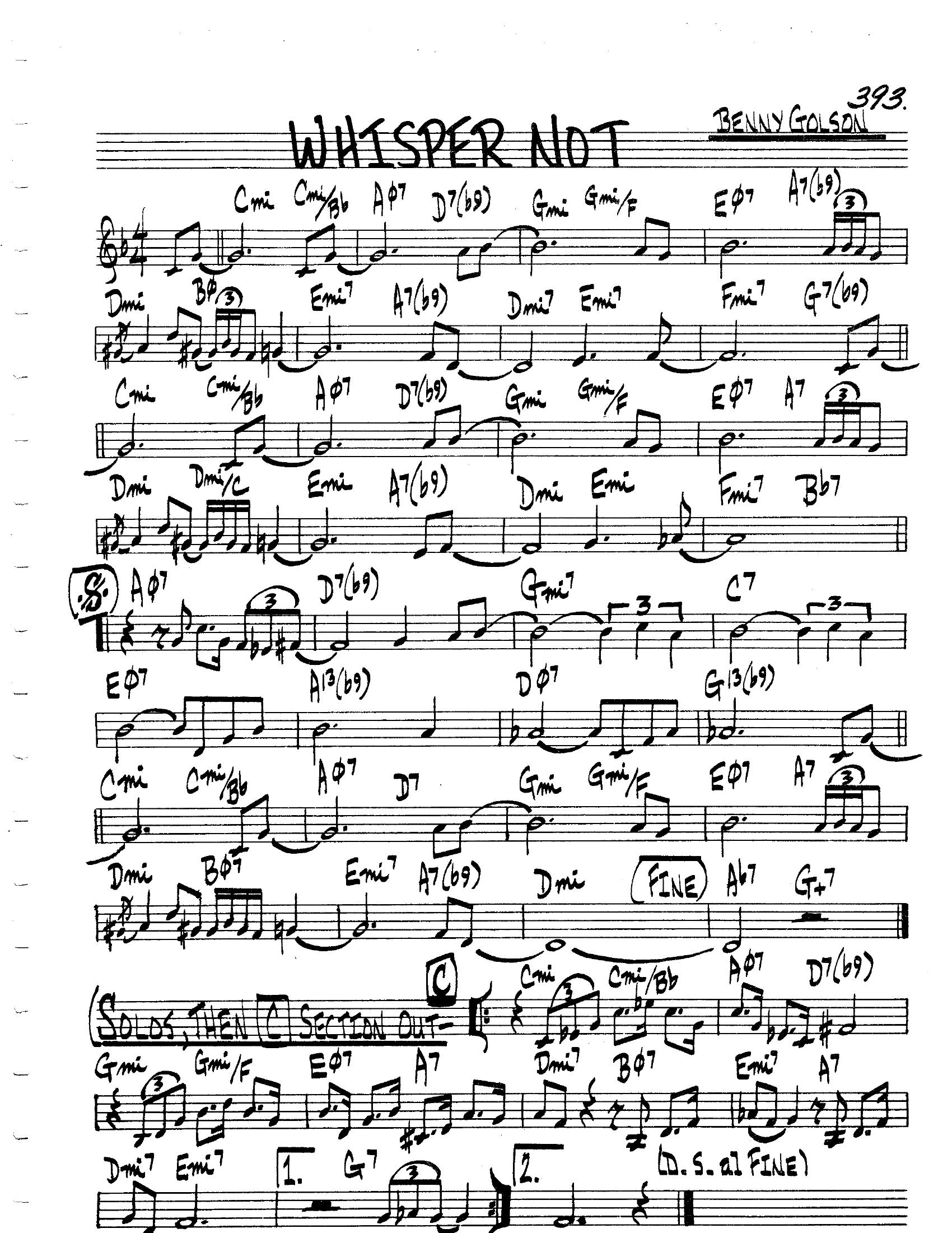 Whisper Not Whisper Not