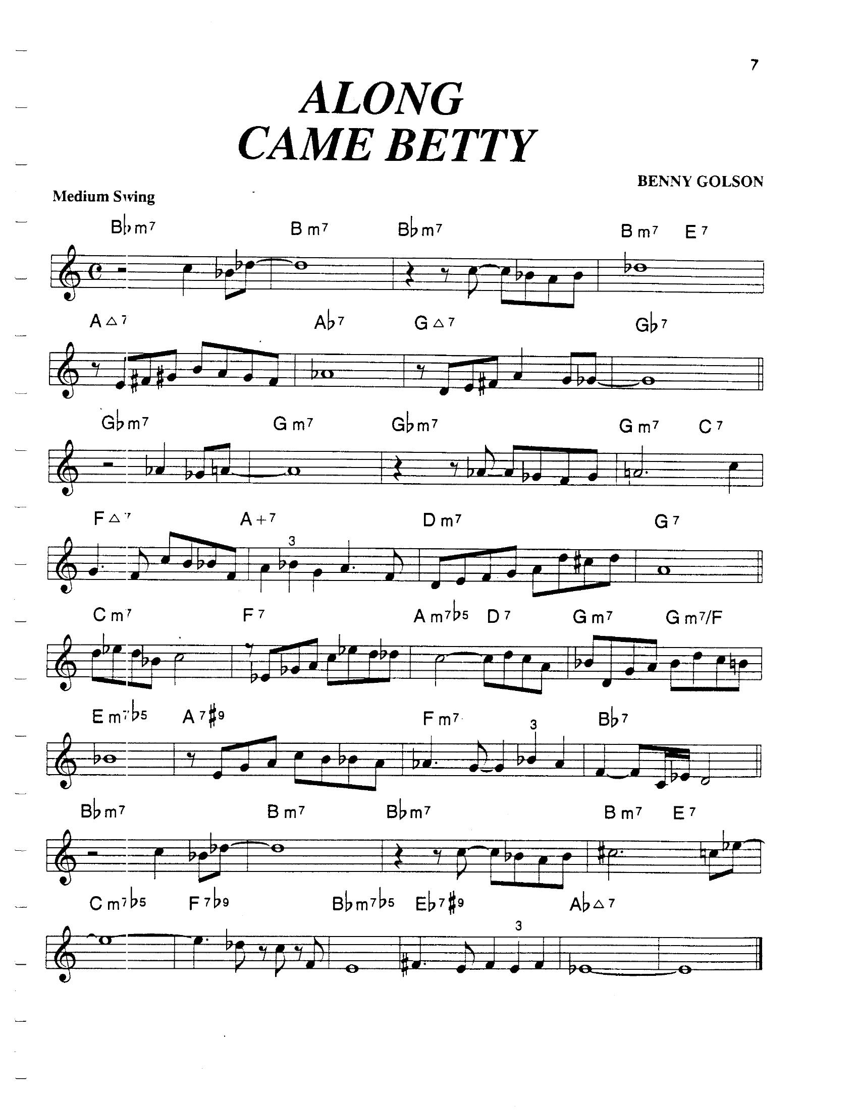 Along Came Betty Along Came Betty