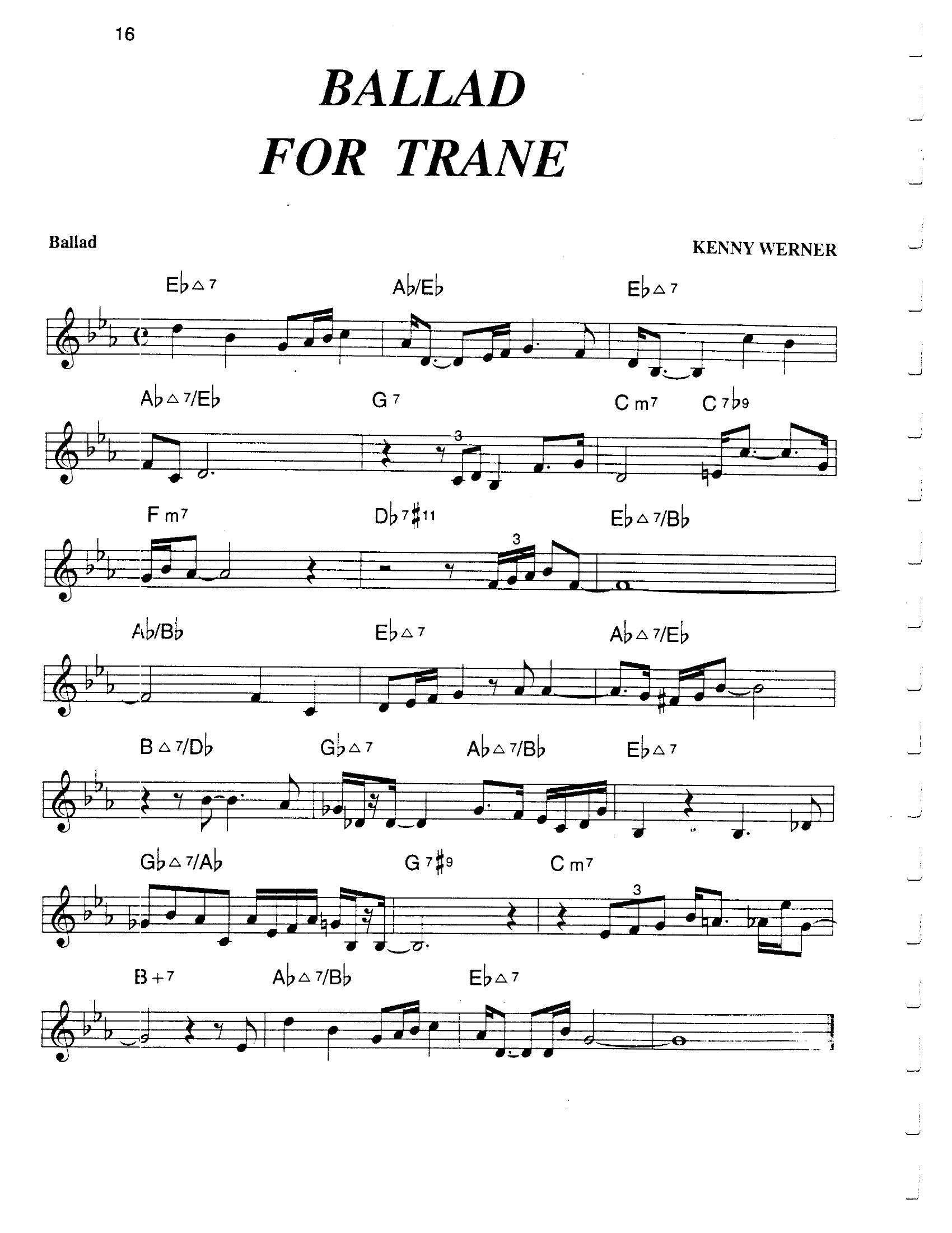 Ballad For Trane Ballad For Trane