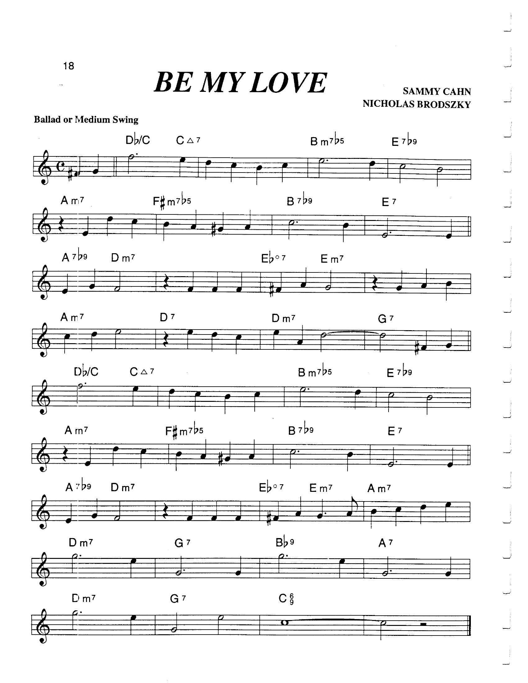 Be My Love Be My Love